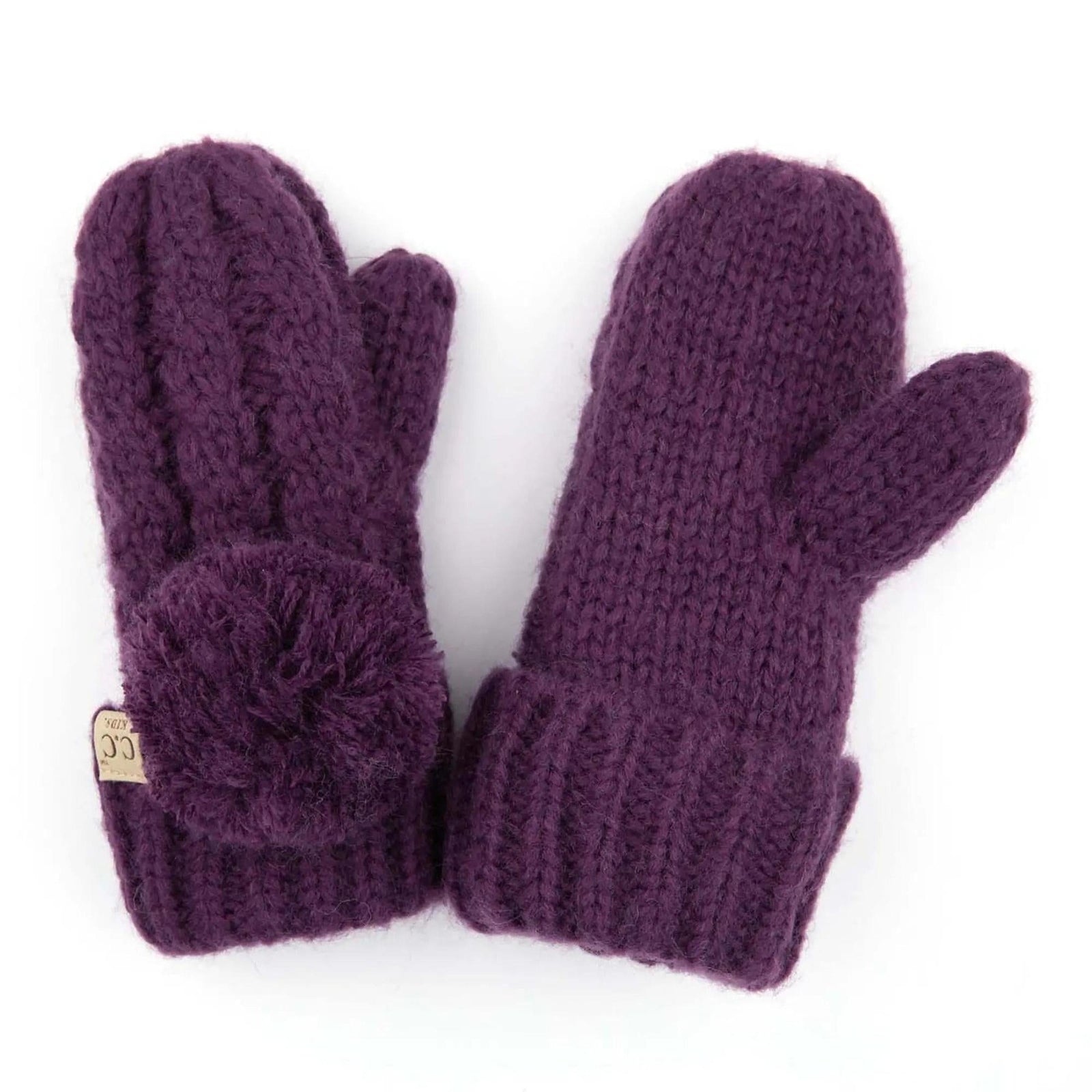 CC Kids Pom Mittens - Truly Contagious