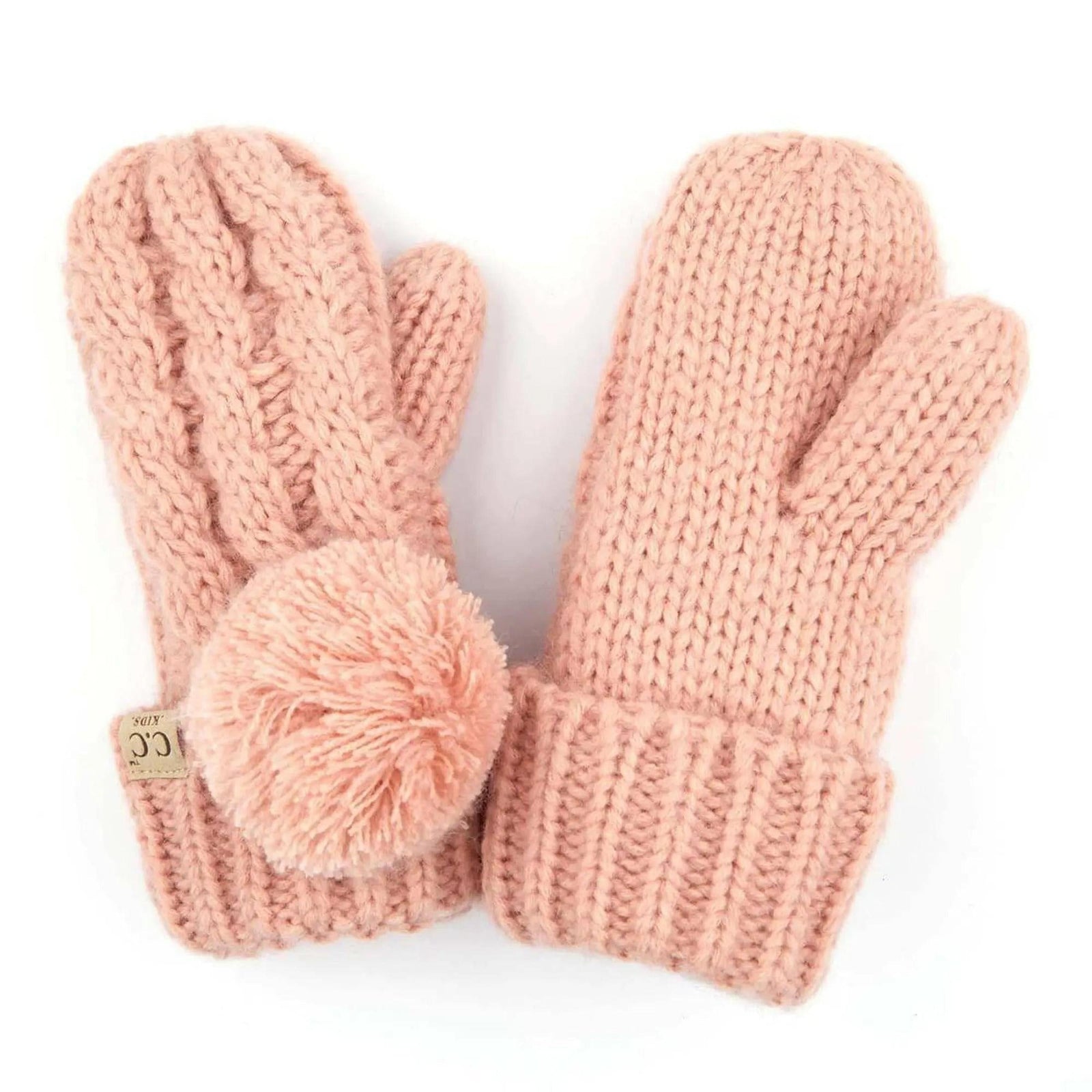 CC Kids Pom Mittens - Truly Contagious