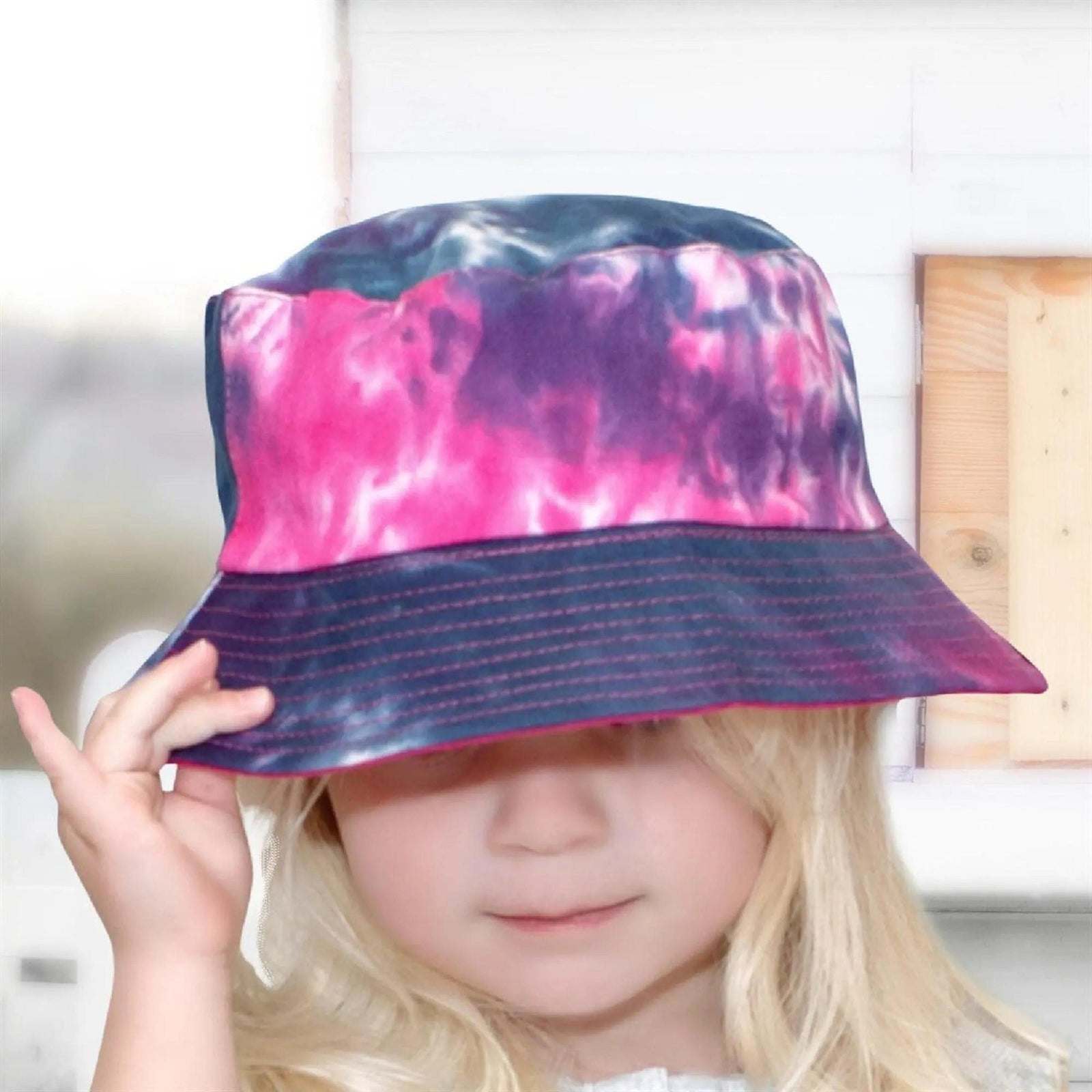 CC Kids Reversible Tie - Dye Bucket Hat - Truly Contagious