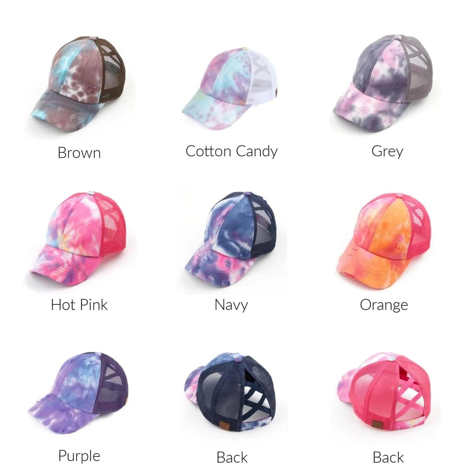 CC Kids Tie - Dye Criss - Cross Pony Cap - Truly Contagious
