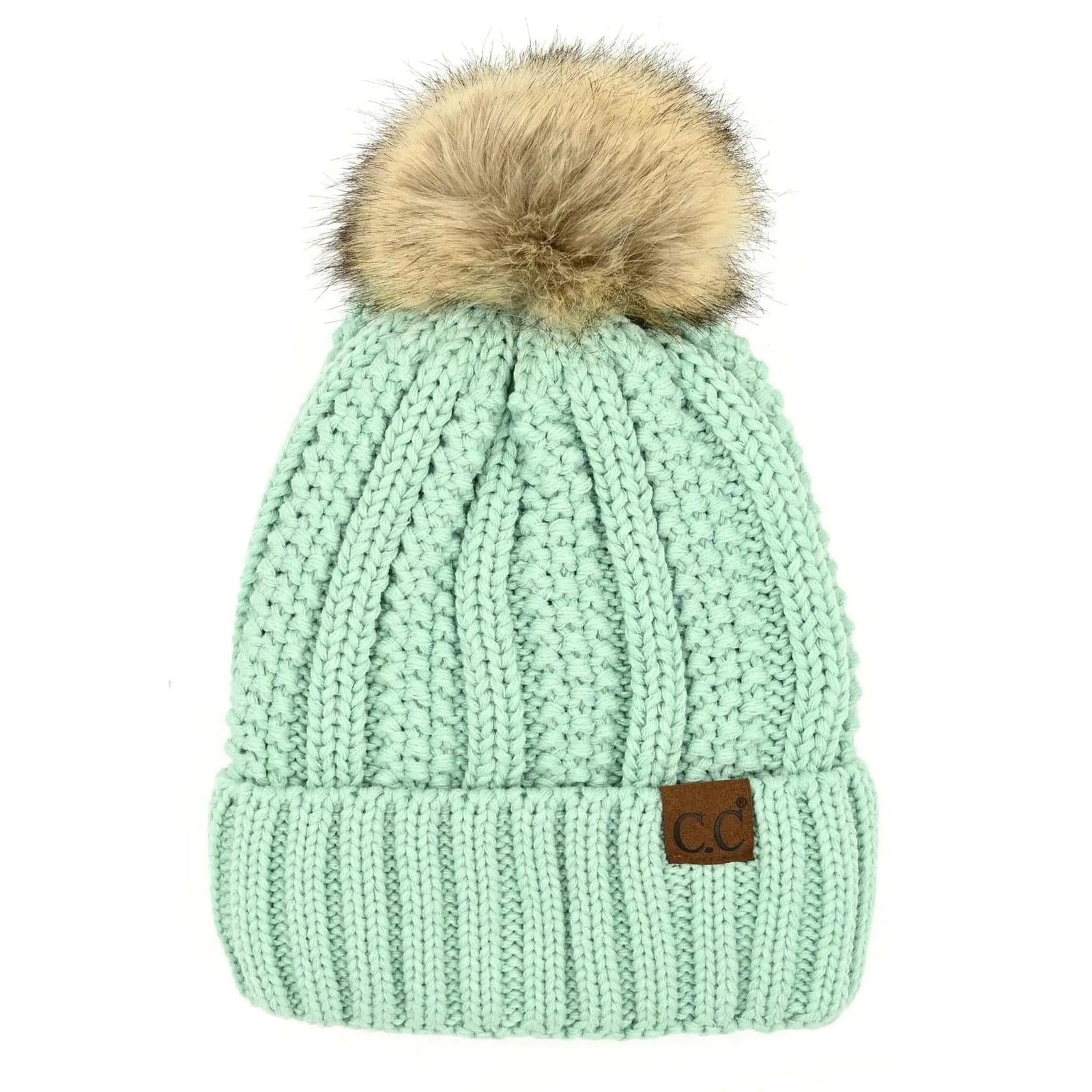 CC Kids Trending Pom Lined Beanies Hats - Truly Contagious