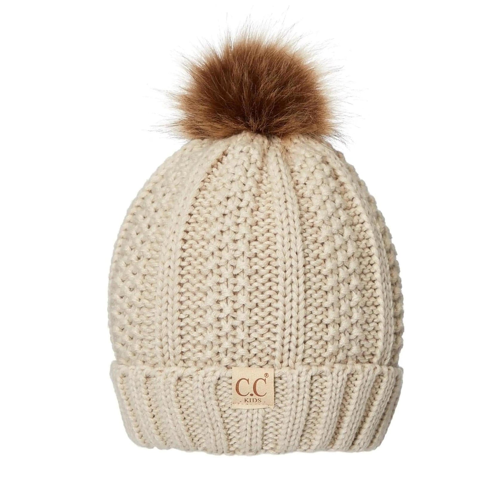 CC Kids Trending Pom Lined Beanies Hats - Truly Contagious