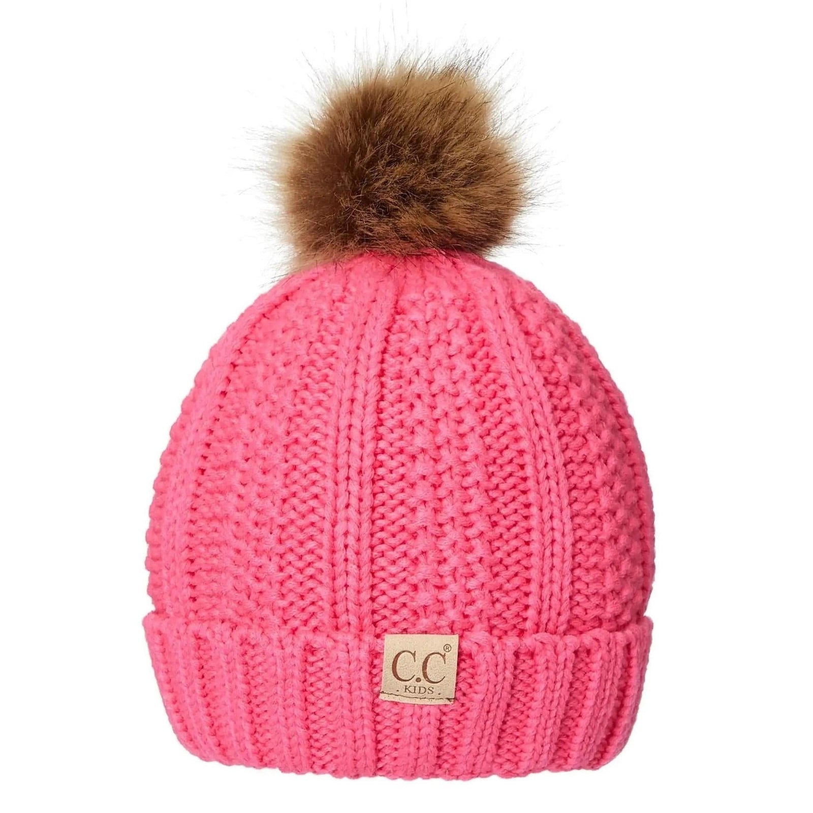 CC Kids Trending Pom Lined Beanies Hats - Truly Contagious