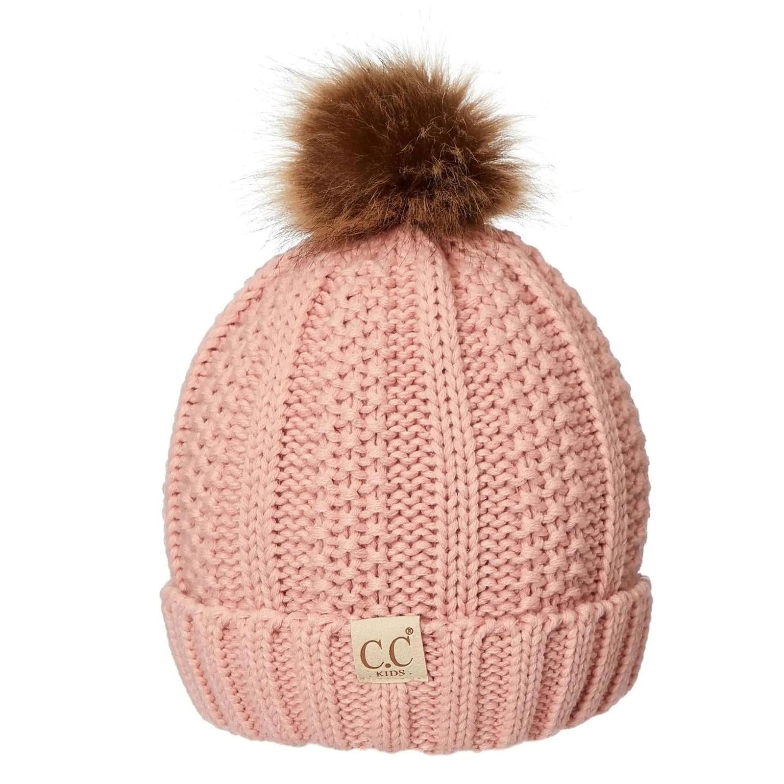 CC Kids Trending Pom Lined Beanies Hats - Truly Contagious
