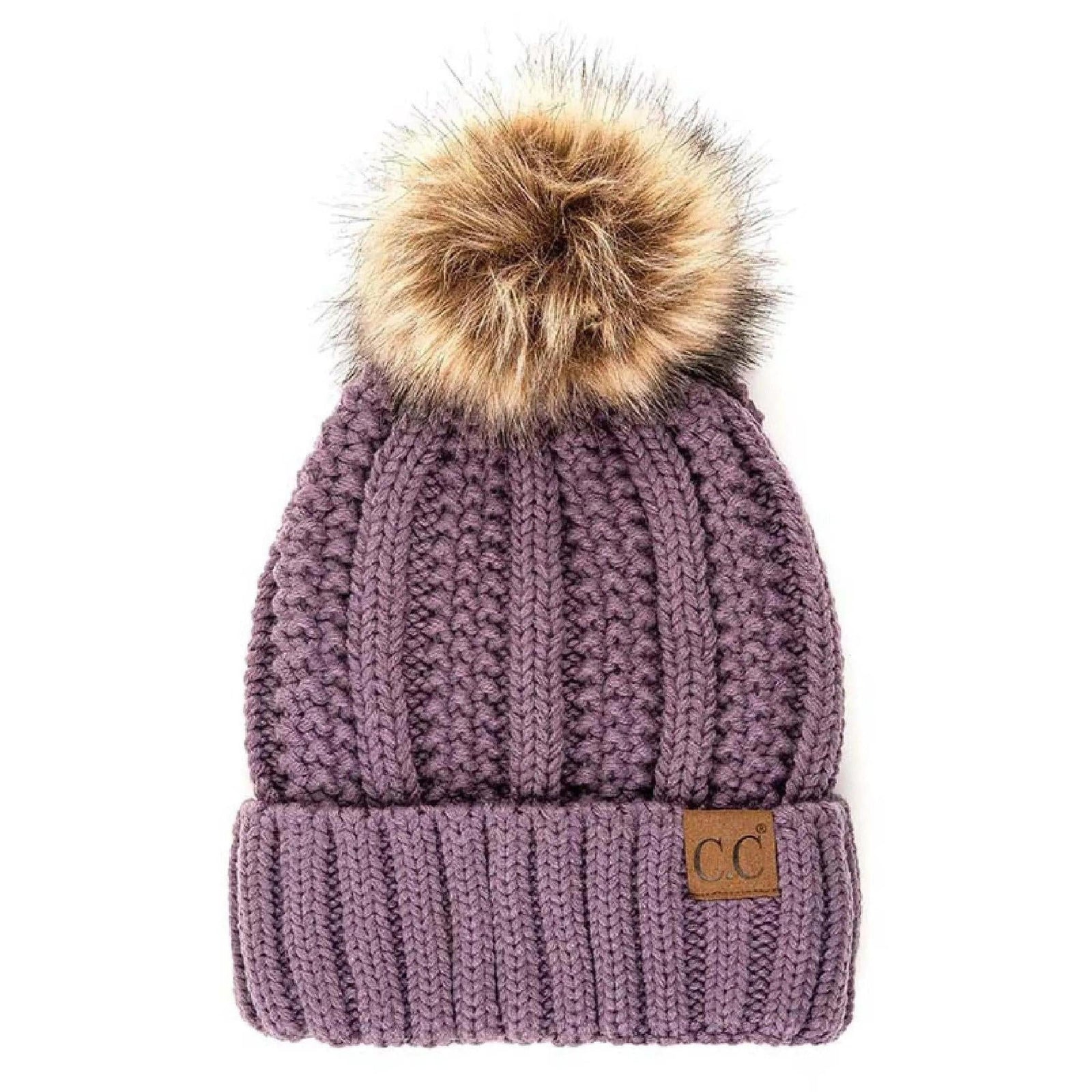 CC Kids Trending Pom Lined Beanies Hats - Truly Contagious