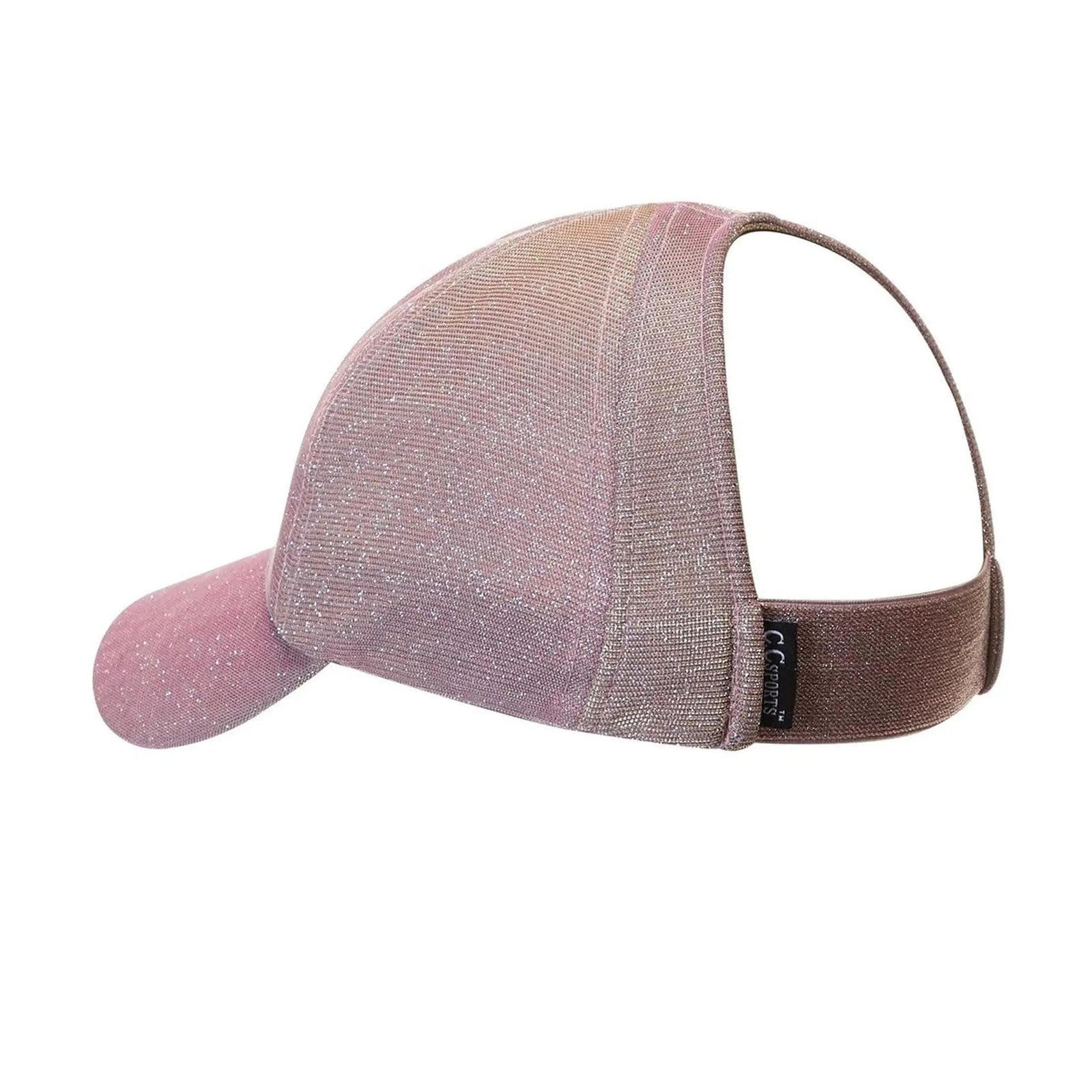 CC Metallic Women Hats Extremely Comfy Fit Ponytail Cap - Truly Contagious