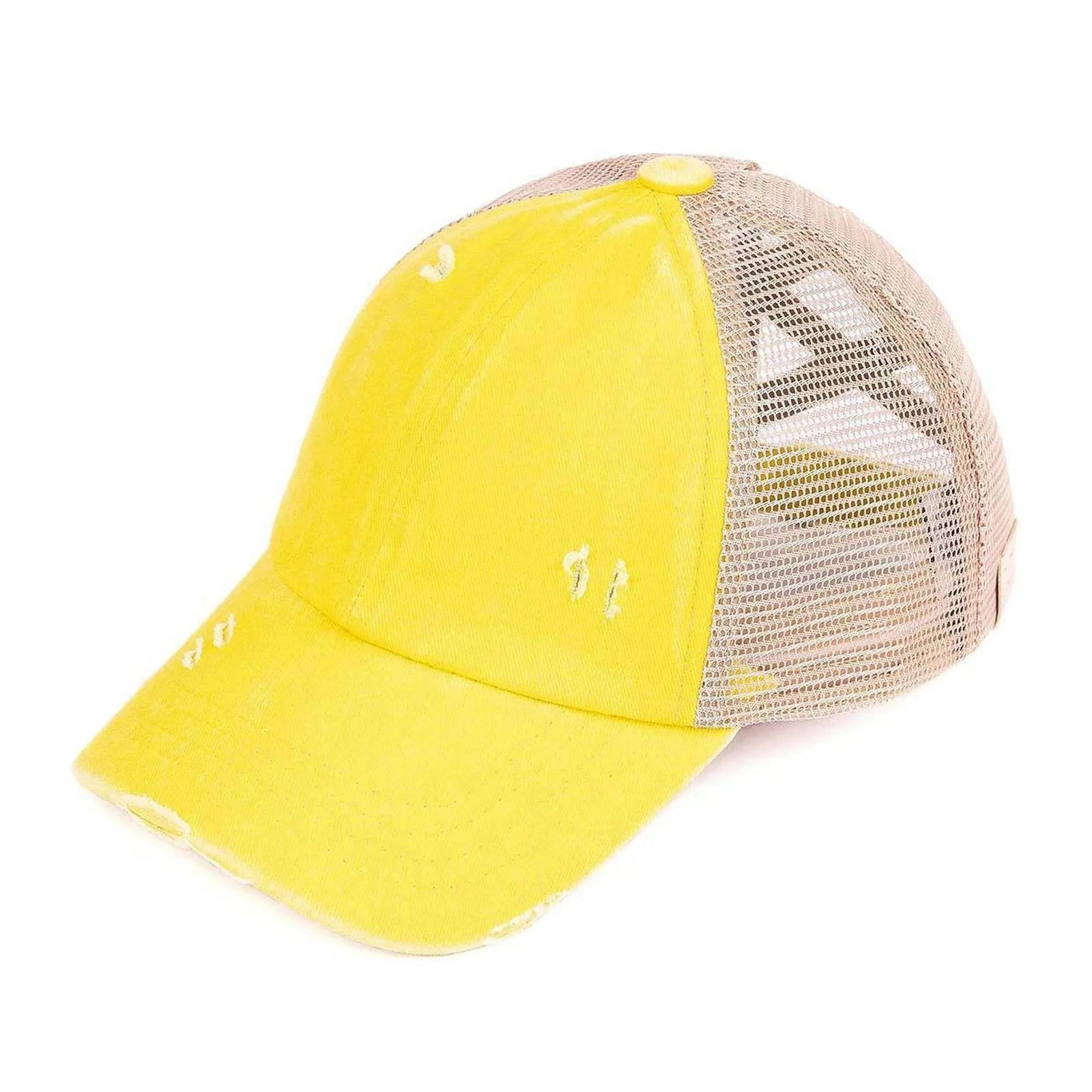 CC Multi - Level Criss Cross Kids and Adult Women's Baseball Ponytail Cap Hat - Truly Contagious