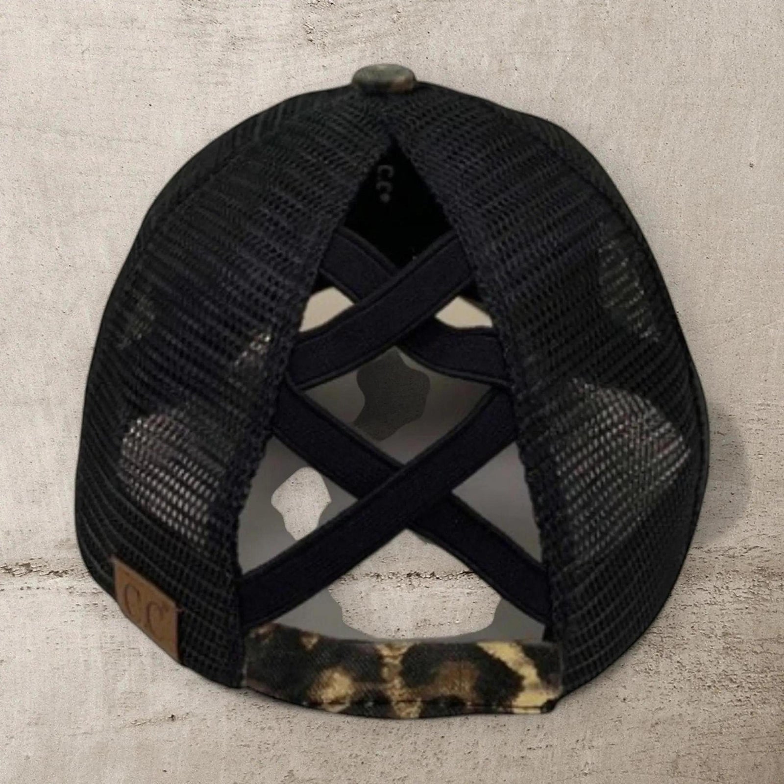 CC Multi - Level Criss Cross Women's Baseball Ponytail Cap Hat - Truly Contagious