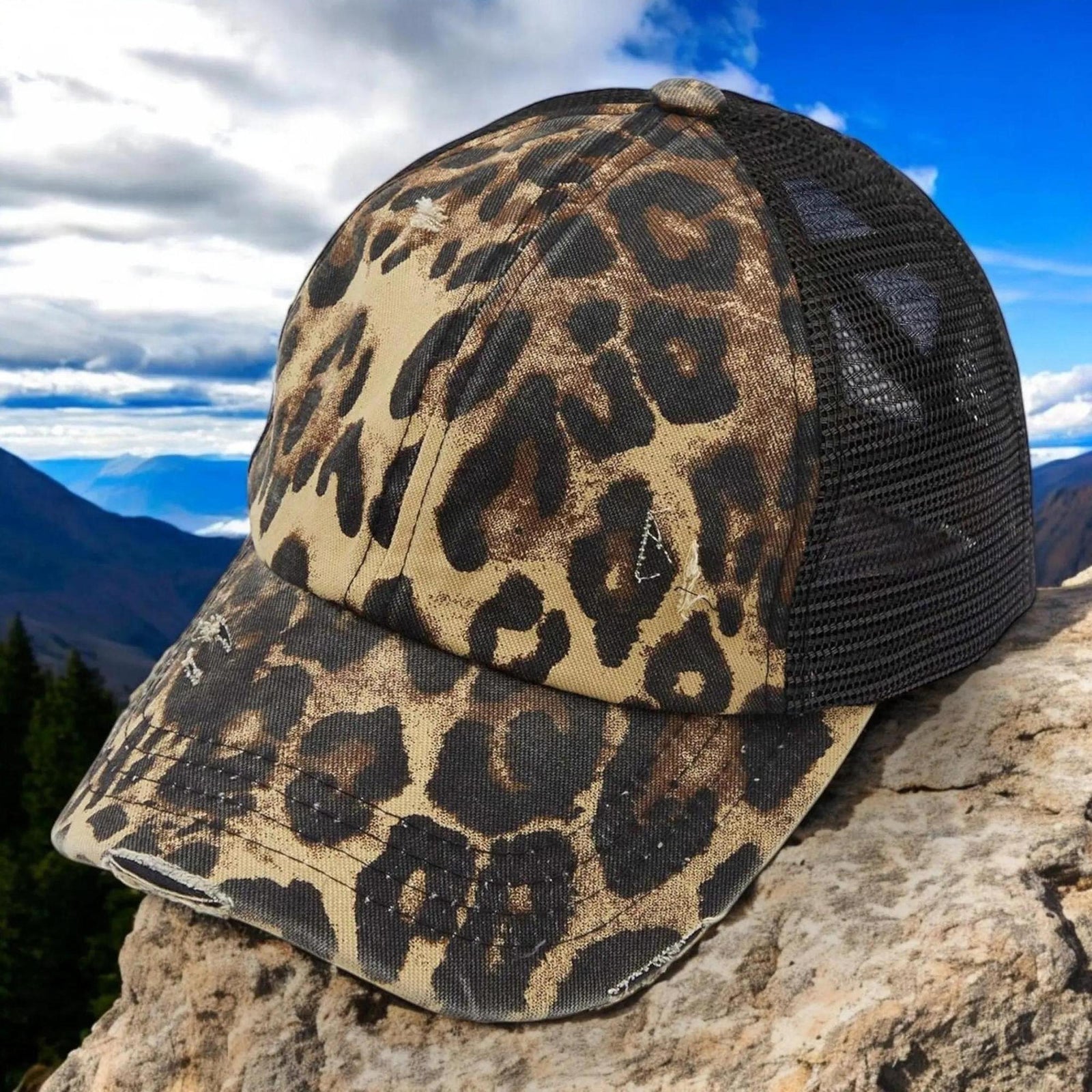 CC Multi - Level Criss Cross Women's Baseball Ponytail Cap Hat - Truly Contagious