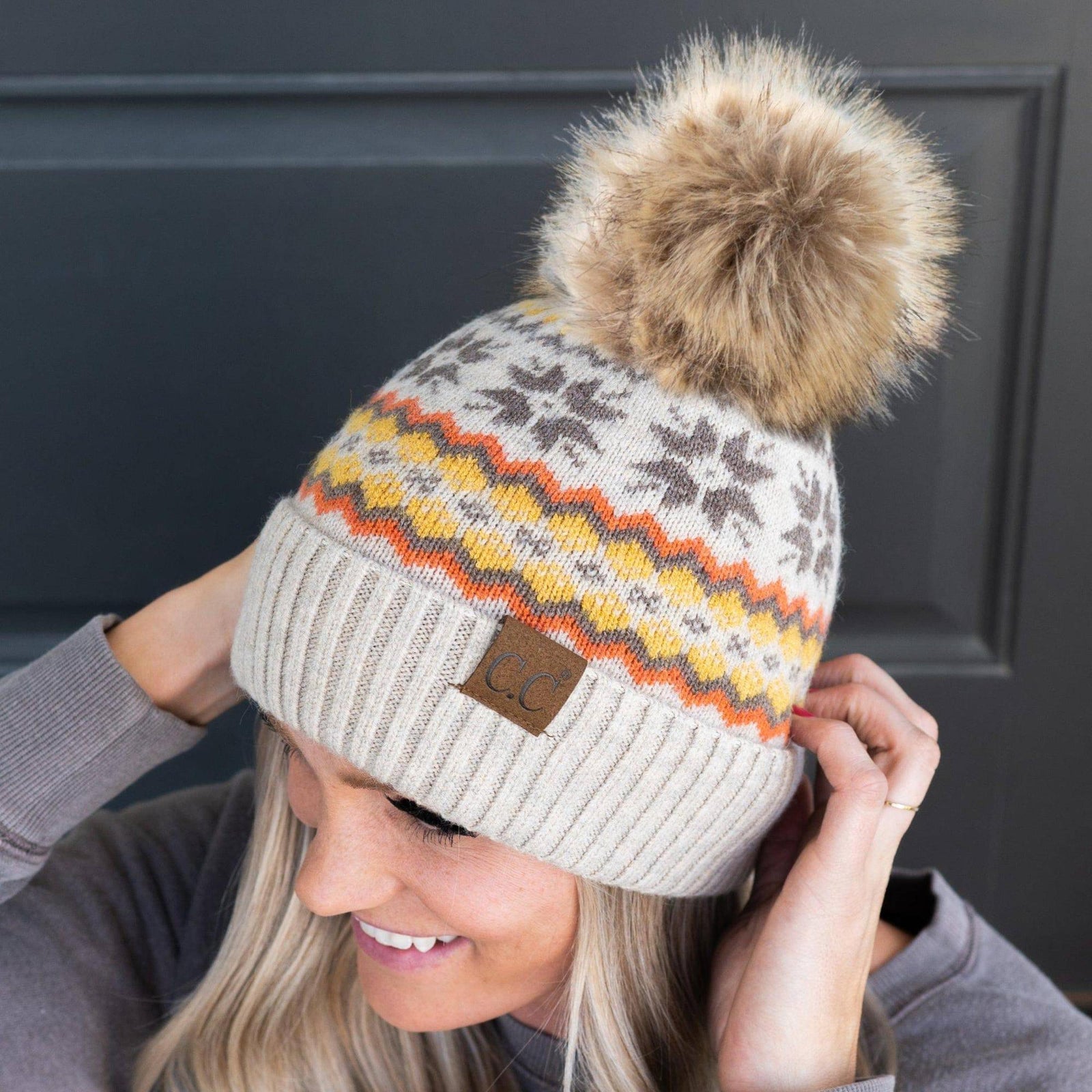 CC Nordic Fair Isle Beanie - Truly Contagious