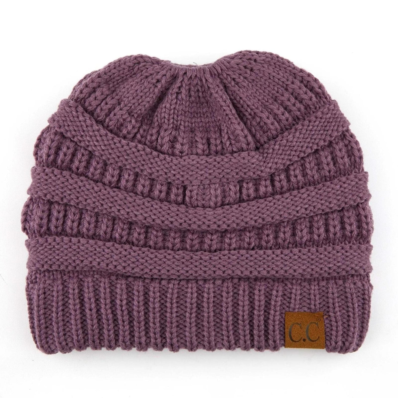 CC Ponytail Messy Bun Youth Kids to Adult Beanies Hats - Truly Contagious