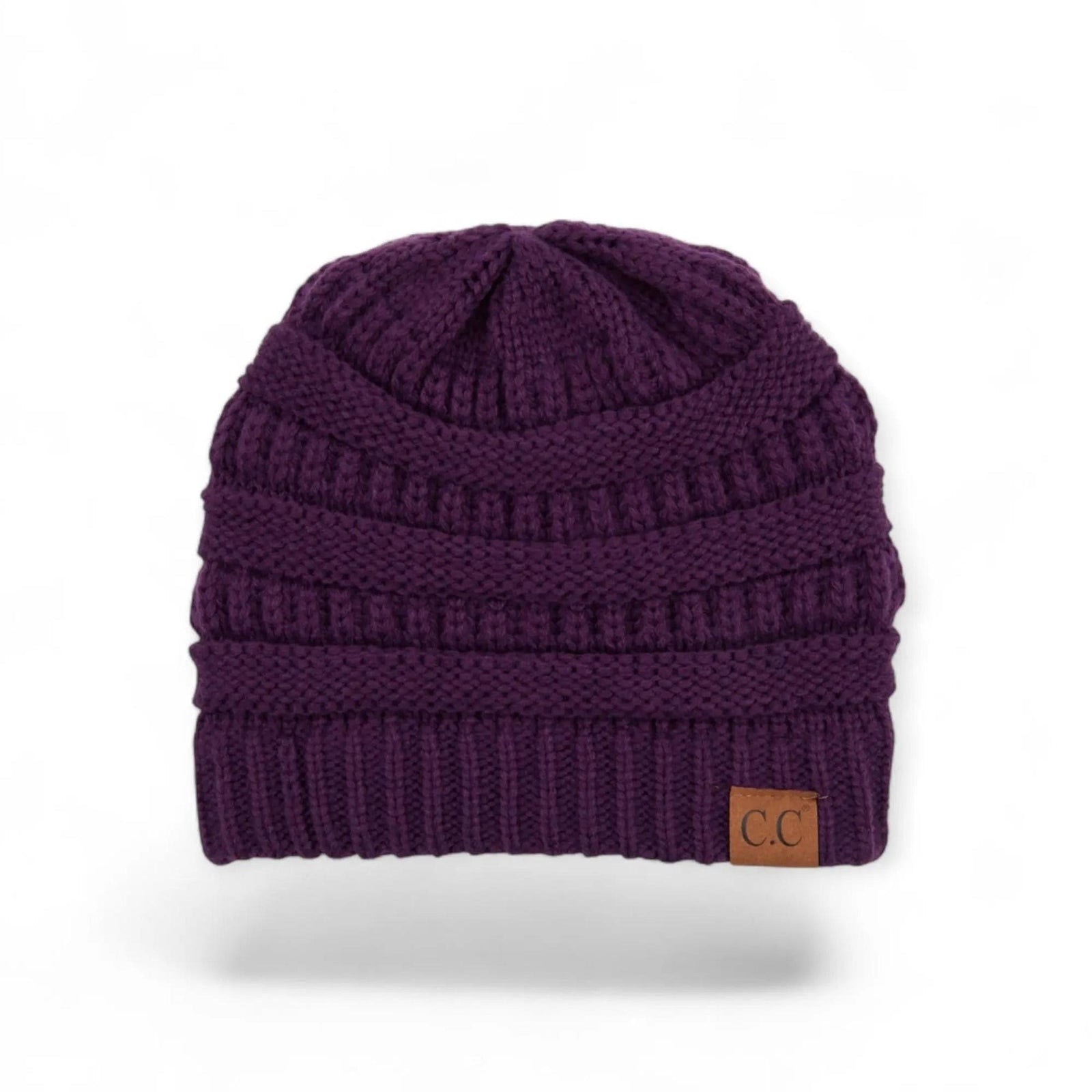 C.C® Popular Cable - Knit Beanie - Unisex Warm Winter Hat, Soft Acrylic, One Size (Men/Women/Teens) - Truly Contagious