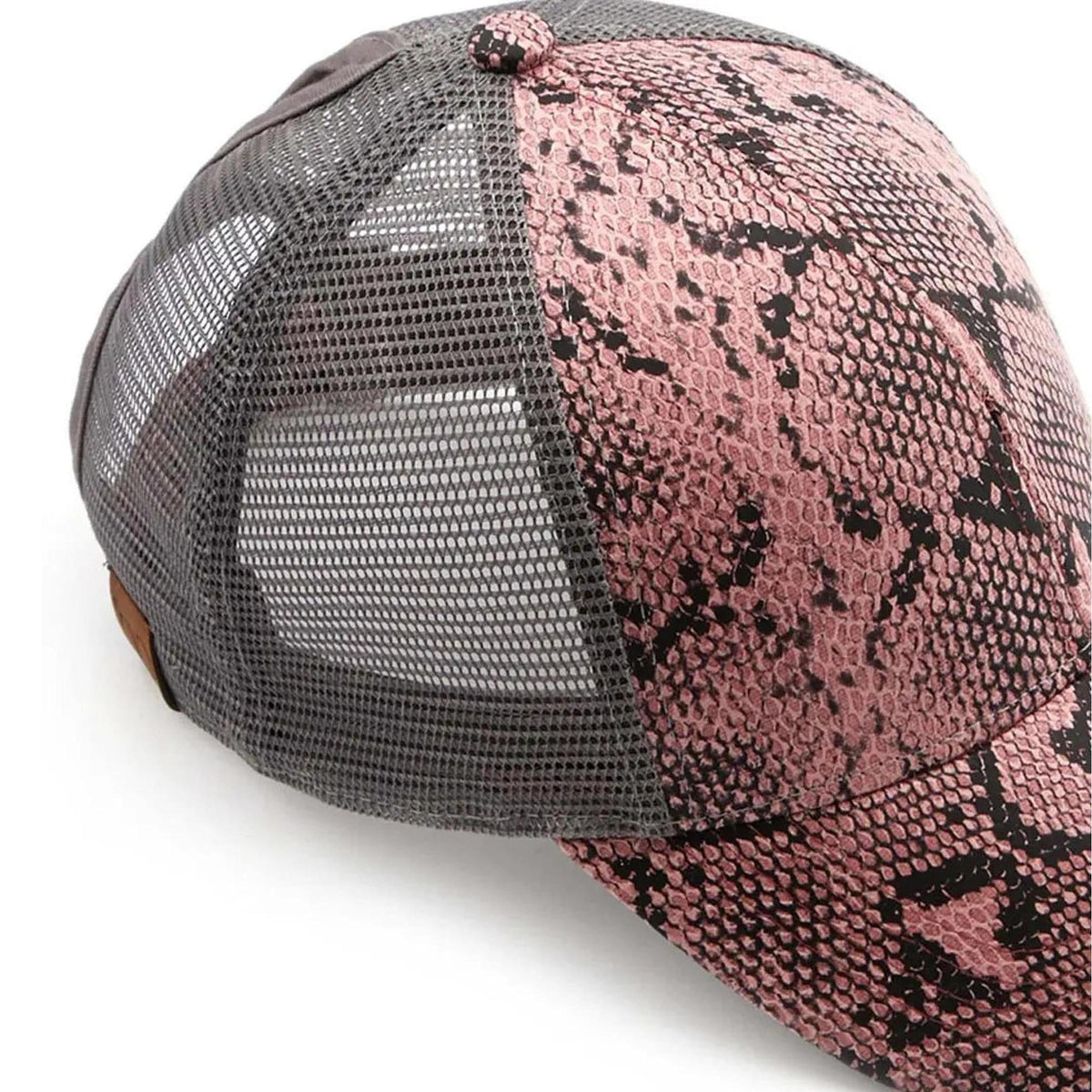 CC Popular Pattern Messy Bun Pony Cap Women, Teens and Kids Trucker Hats - Truly Contagious