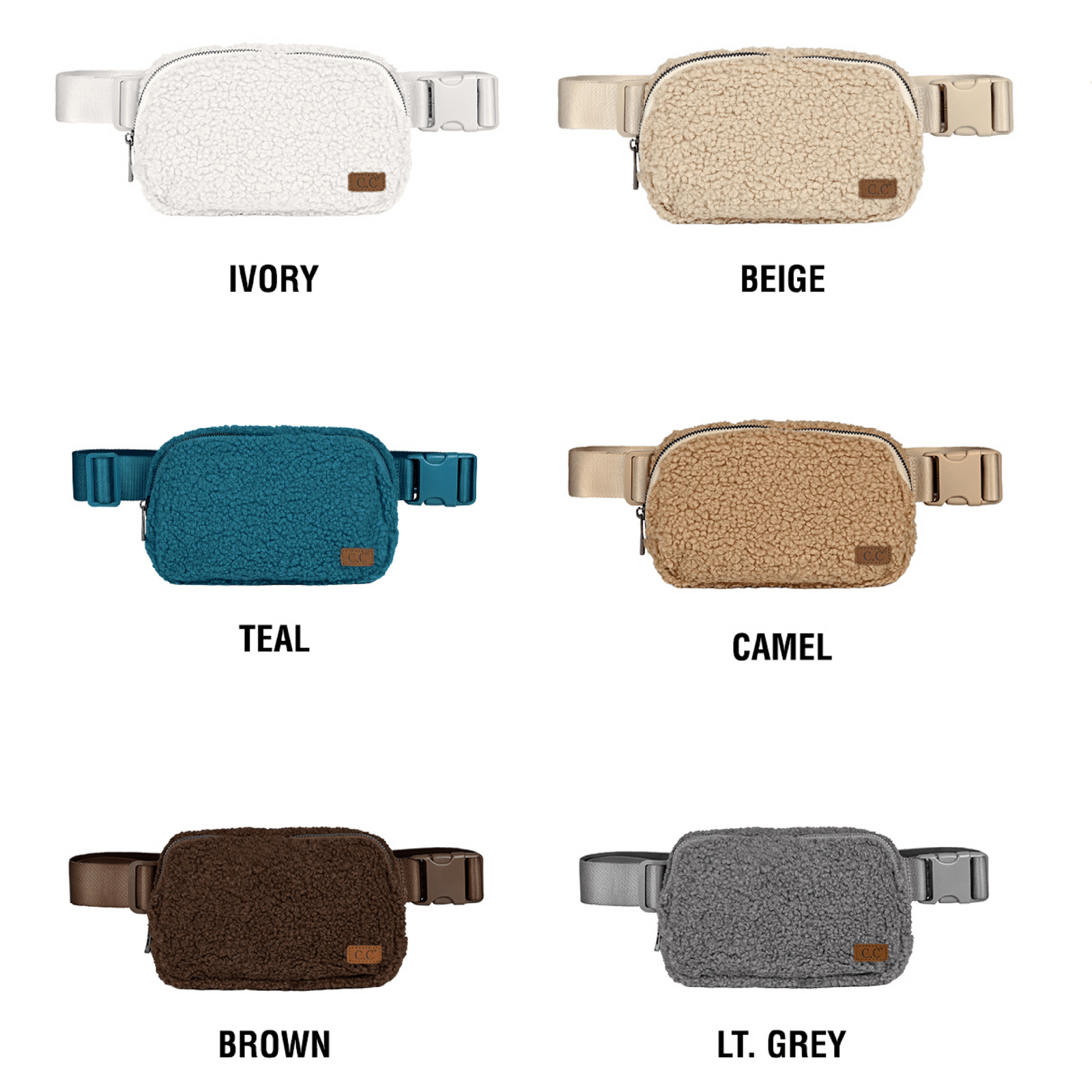 CC Sherpa Belt Bag Fanny Pack - Truly Contagious