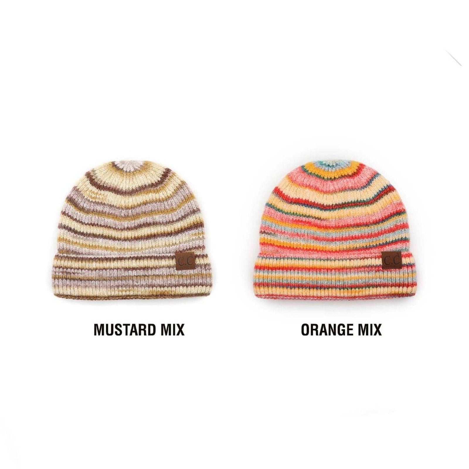 CC Stripe Color Block Beanie - Truly Contagious