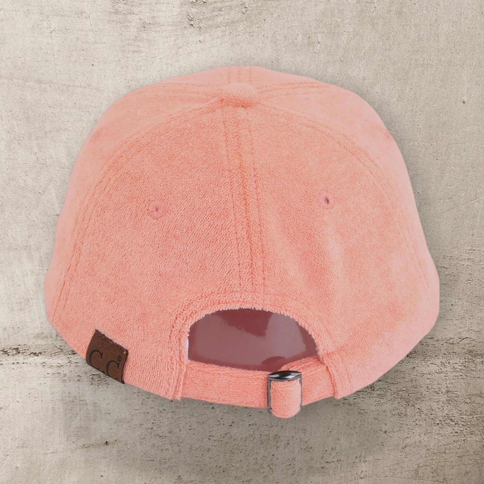 CC Terry Cloth Women Baseball Trucker Cap Low Ponytail Hat - Truly Contagious