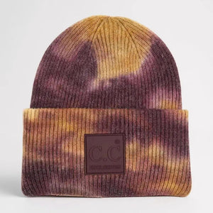 CC Tie Dye Adult Teen Winter Beanies Hats - Truly Contagious