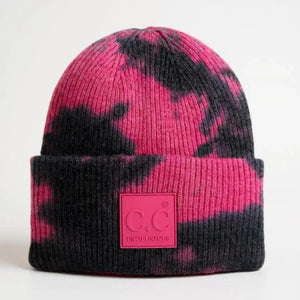 CC Tie Dye Adult Teen Winter Beanies Hats - Truly Contagious