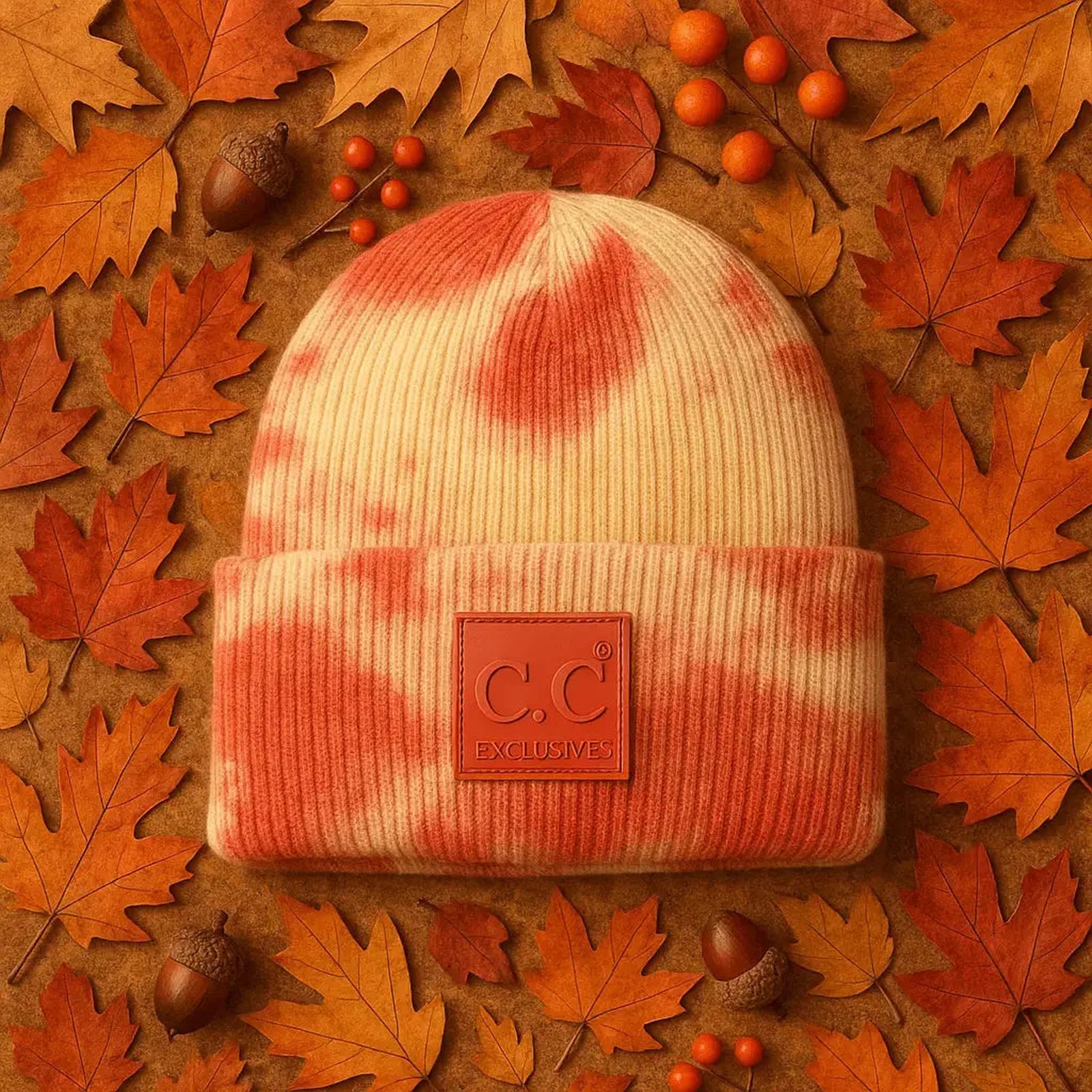 CC Tie Dye Adult Teen Winter Beanies Hats - Truly Contagious