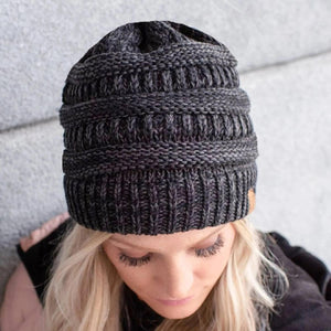 CC Two - Tone Super Soft Popular Beanies Hats - Truly Contagious