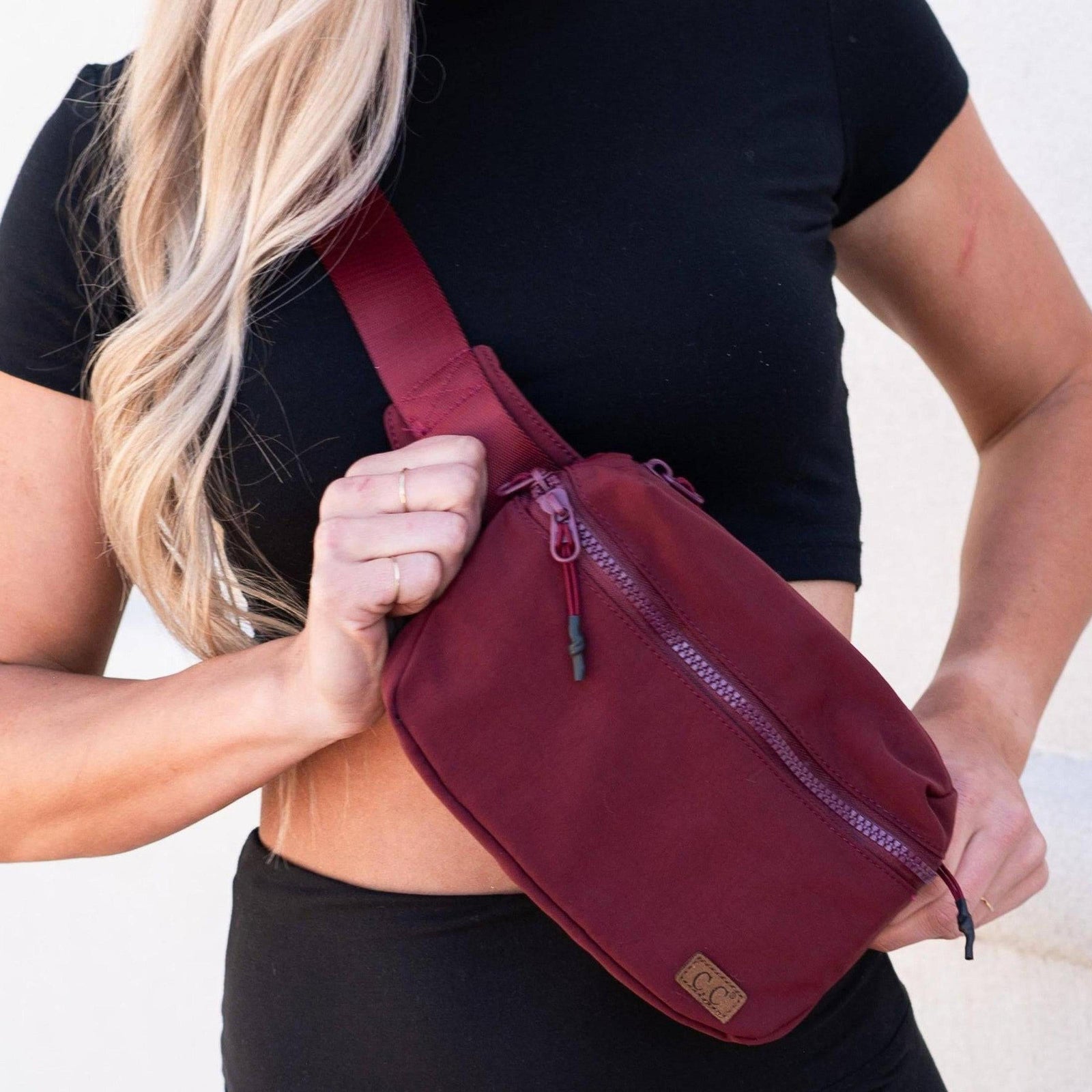 CC Zipper Cross - Body Bag | Sling Pack | Fanny Pack - Truly Contagious