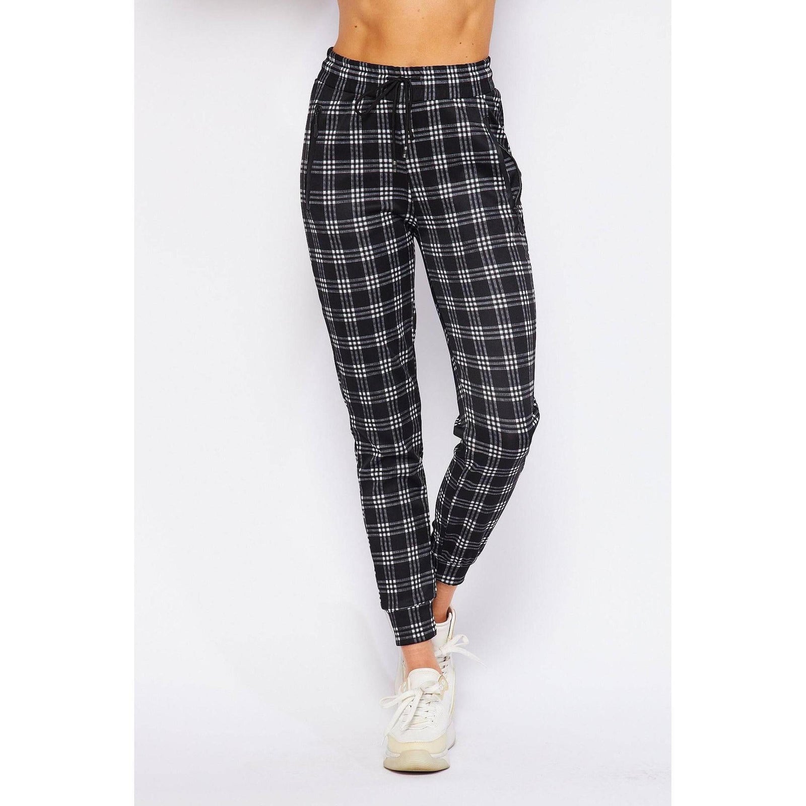 Comfy Plaid Print Jogger - Truly Contagious