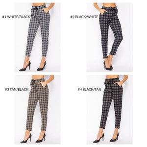 Comfy Plaid Print Jogger - Truly Contagious