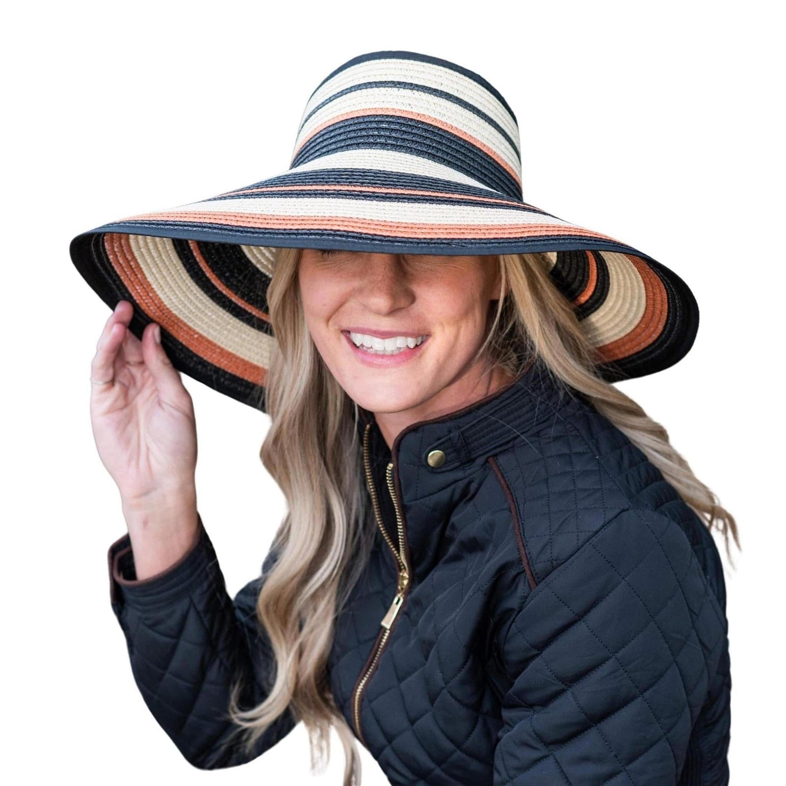 Easy Rollable Straw Visor Hat - Truly Contagious