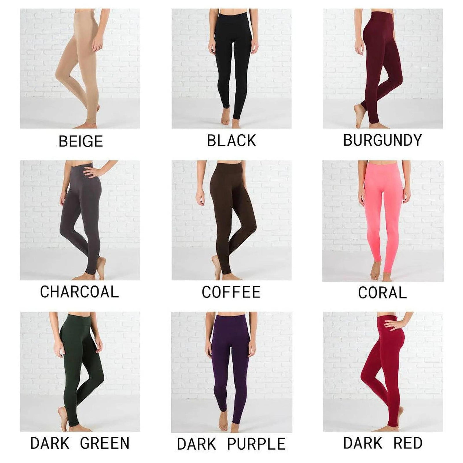 Slimming Fleece Lined Leggings - Truly Contagious - Truly Contagious