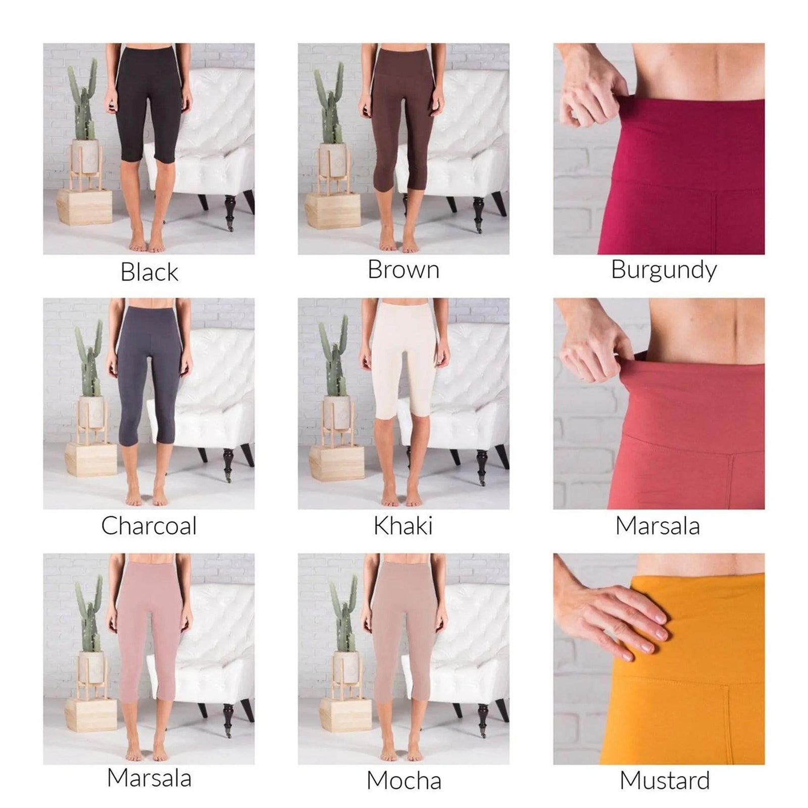 Super Soft 5" Waist Leggings | Tummy Control Capri (Truly Contagious - New Mix) - Truly Contagious