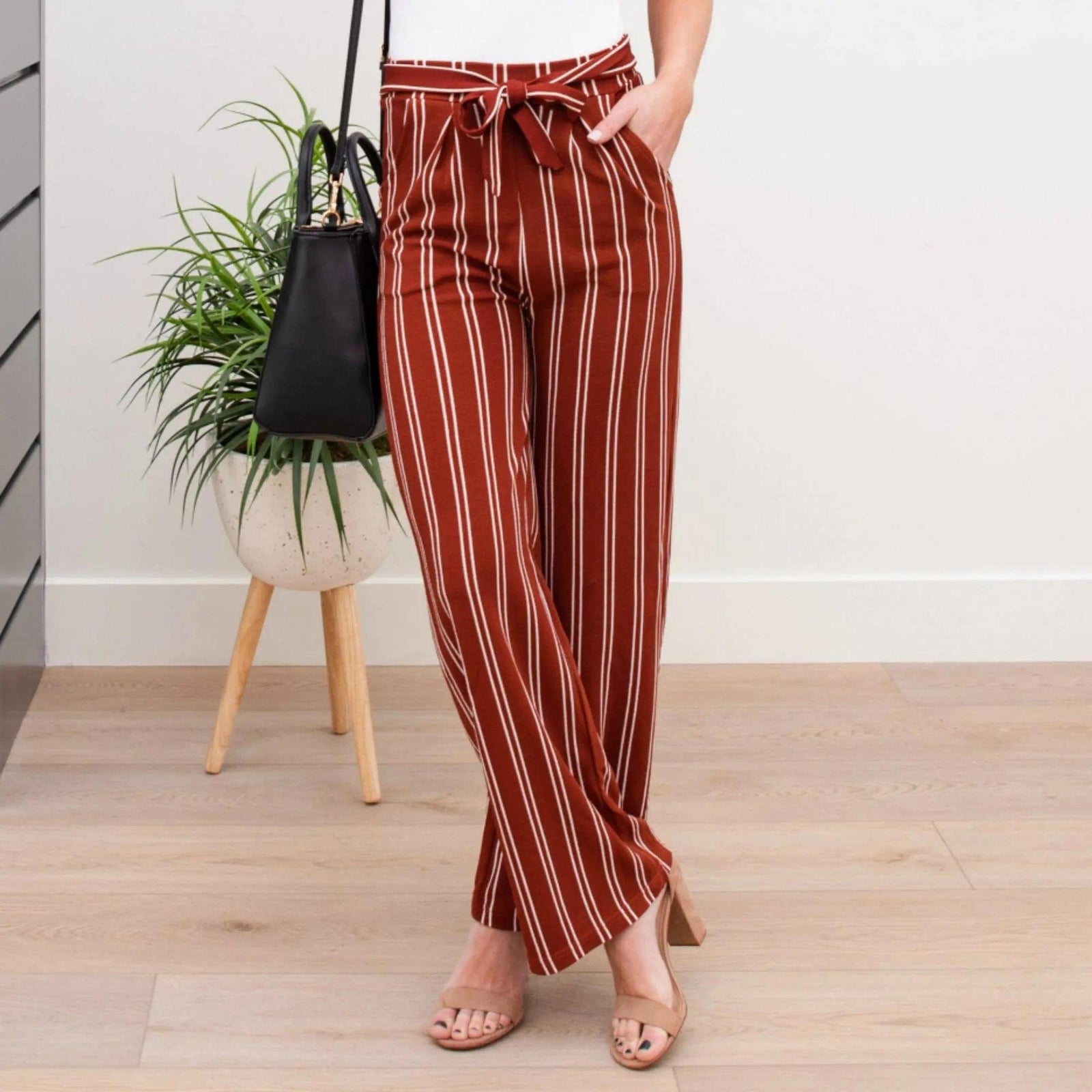 Tie Waist Dress Pant - Truly Contagious