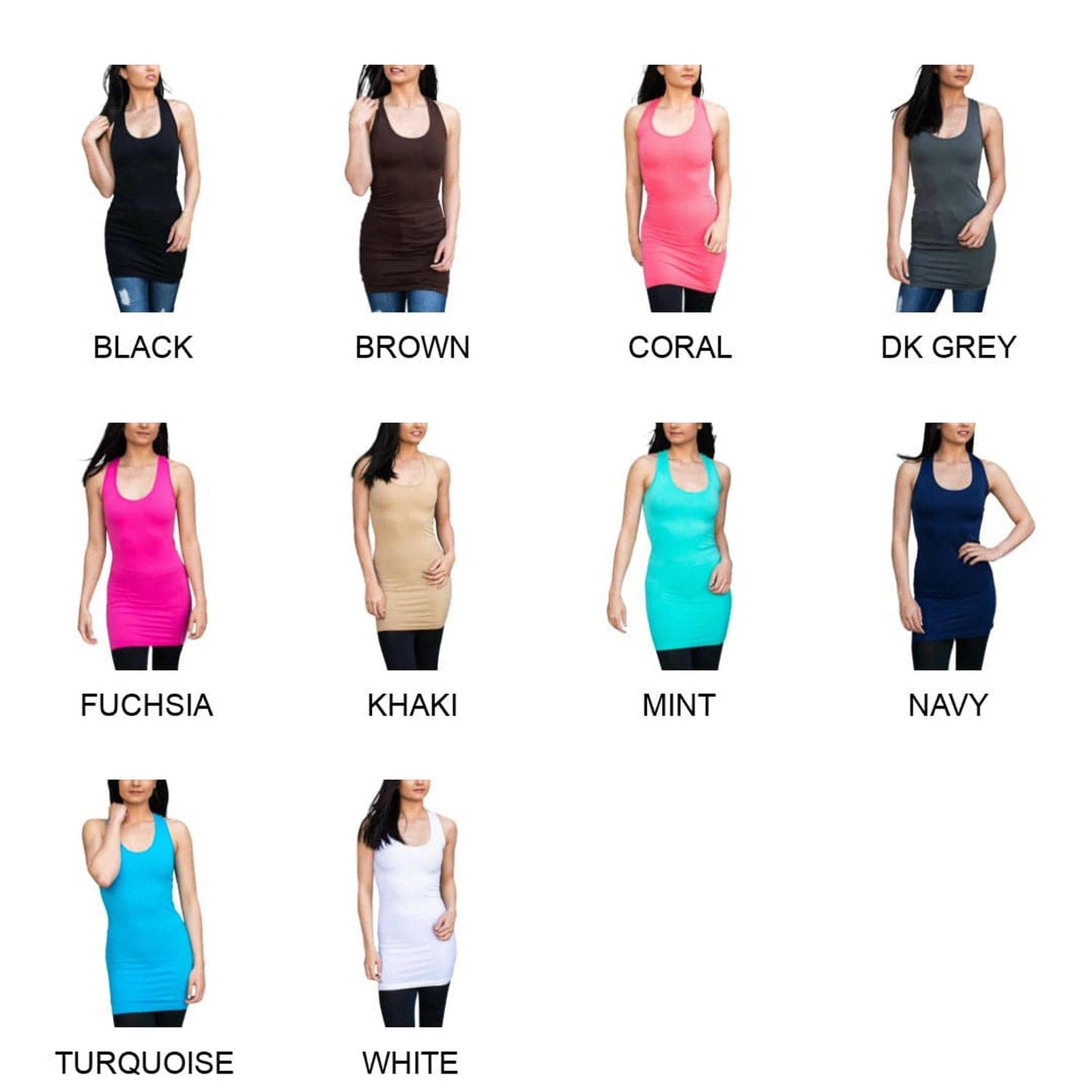 Truly Contagious Extra Long Layering Racerback Tank - Truly Contagious