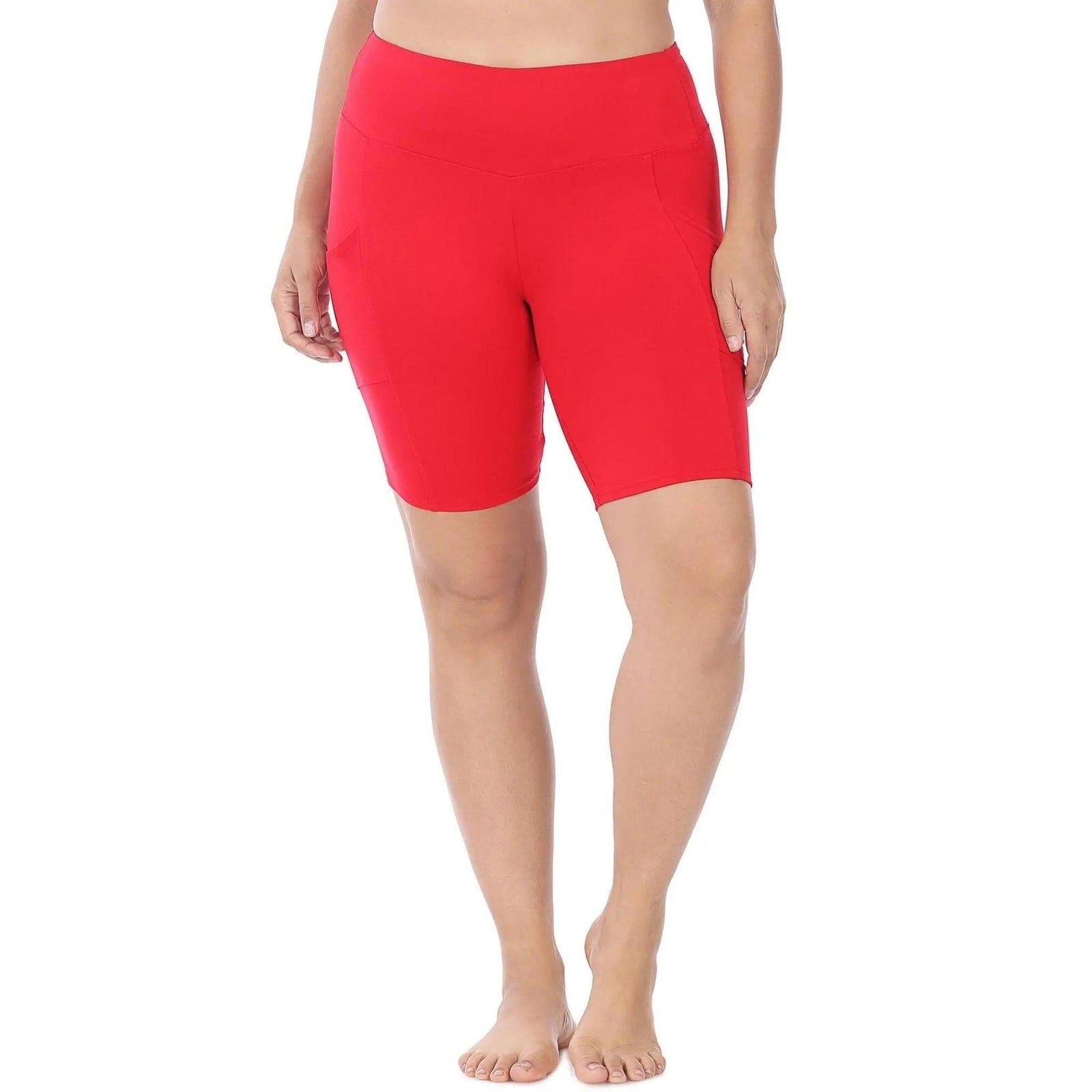 Tummy Control Biker Short Leggings | Cell Phone Pocket (Zenana) - Truly Contagious