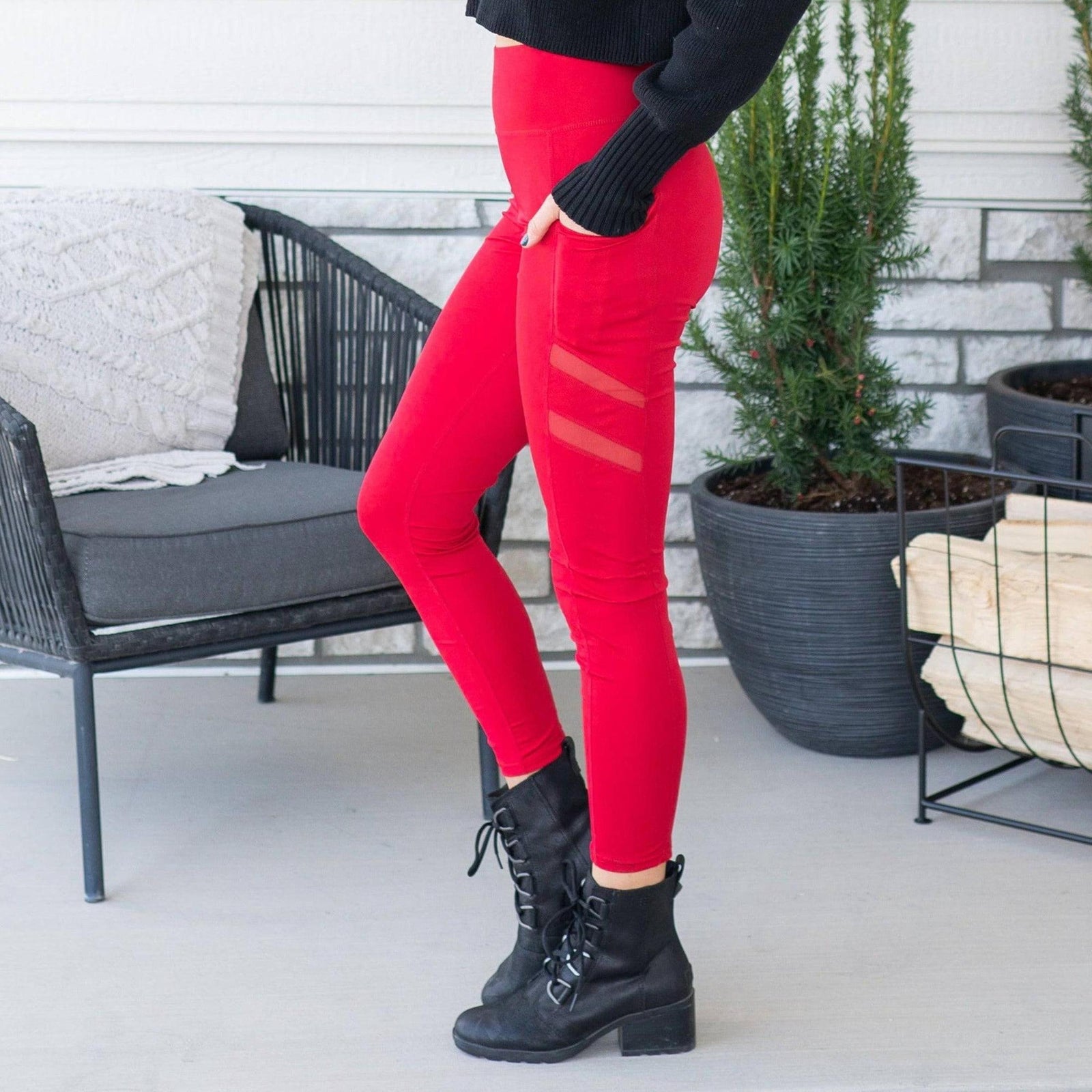 Tummy Control Leggings | Cell Phone Pocket (New Fashion) - Truly Contagious