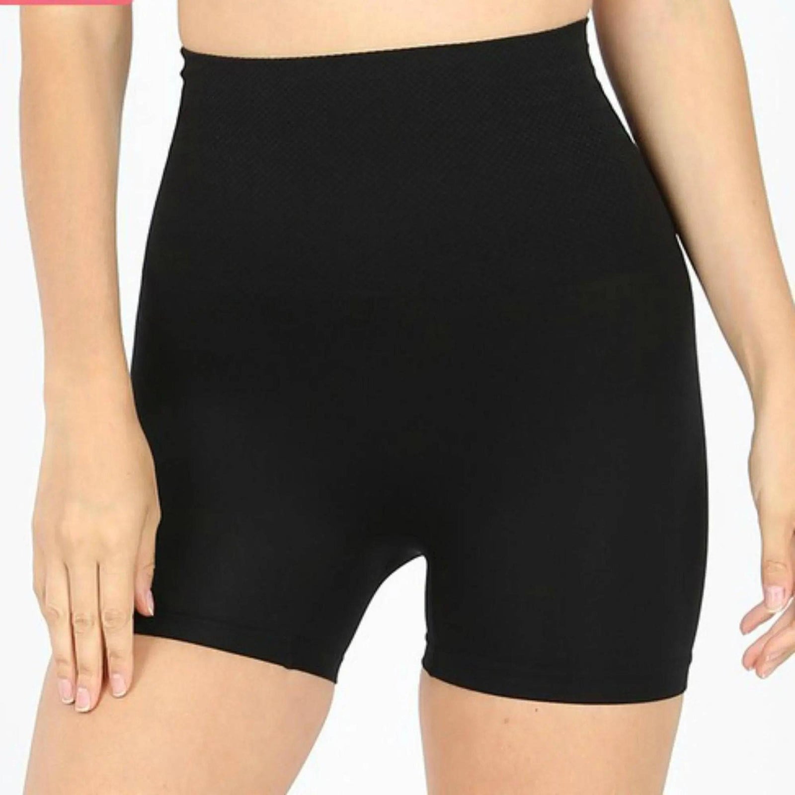 Tummy Control Slip Short Leggings (Zenana) - Truly Contagious