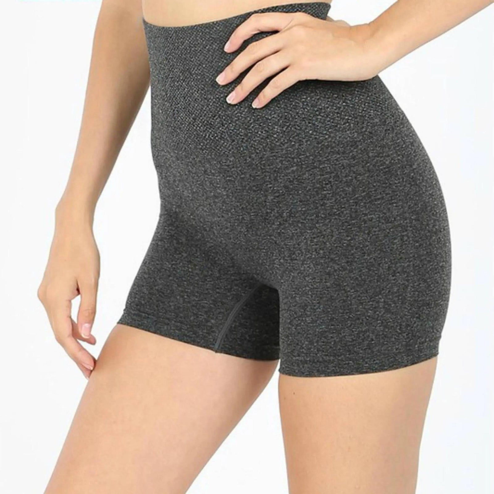 Tummy Control Slip Short Leggings (Zenana) - Truly Contagious