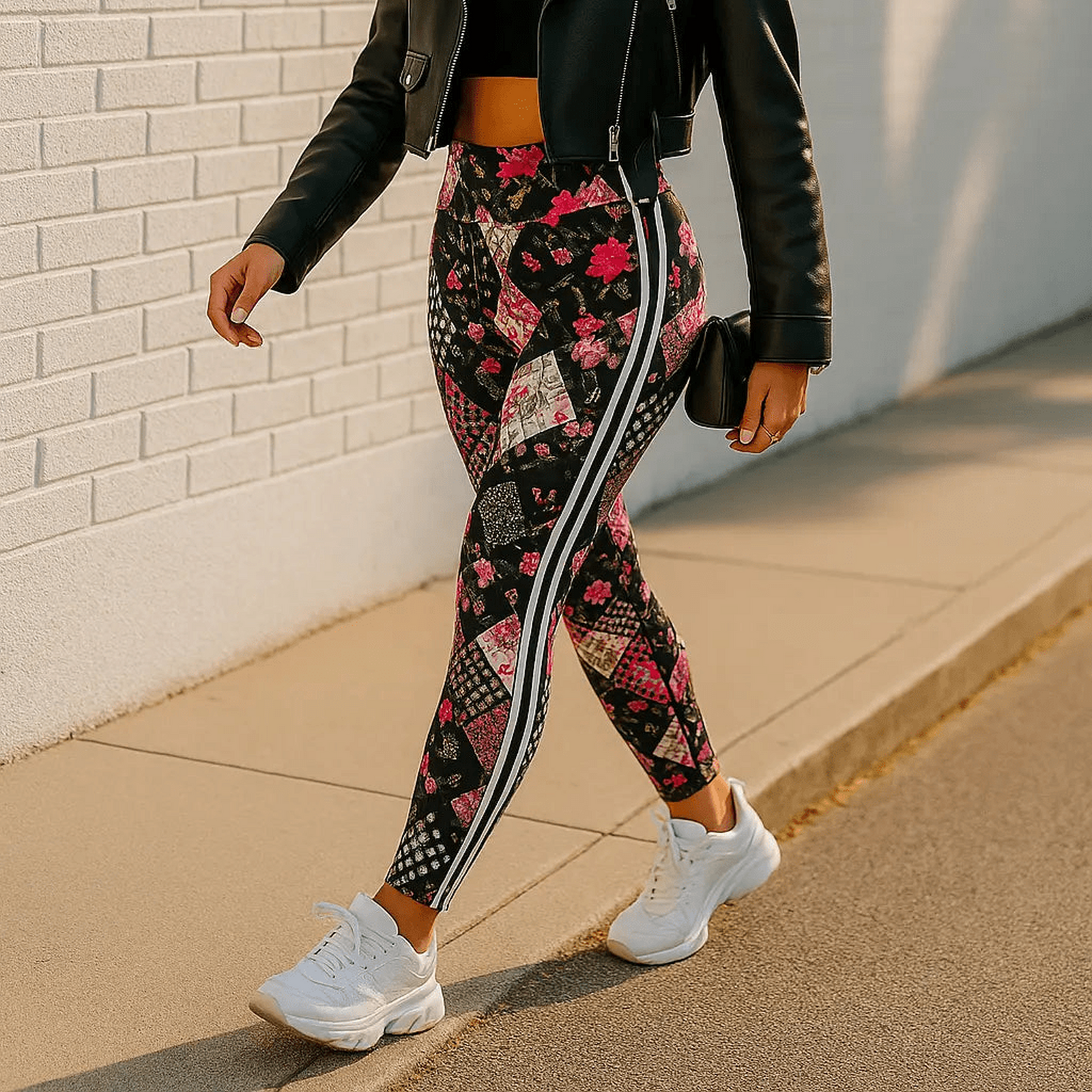 Ultra - Soft Buttery Leggings with Fashion Stripe – Floral, Paisley, Ikat, Patchwork & More Prints - Truly Contagious