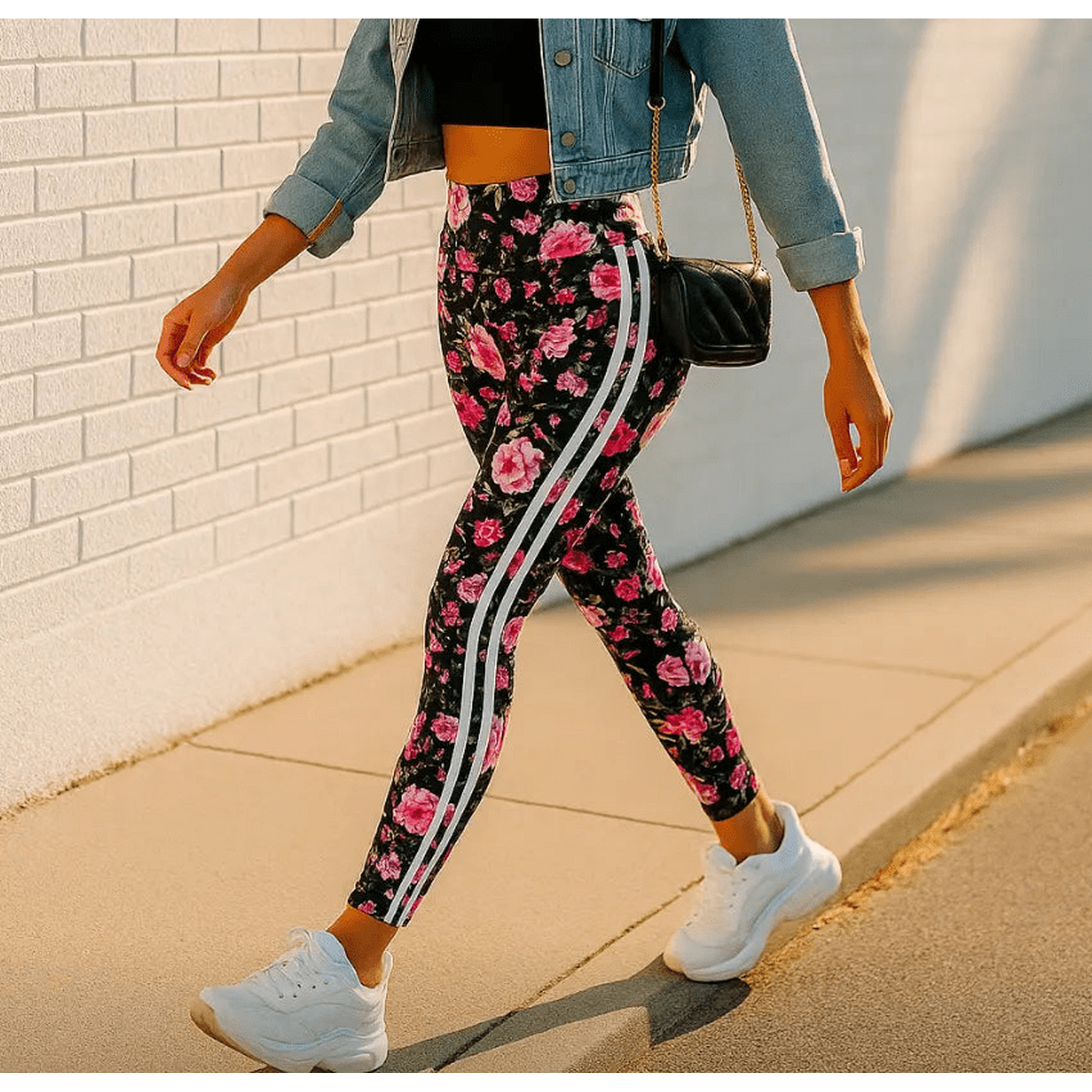 Ultra - Soft Buttery Leggings with Fashion Stripe – Floral, Paisley, Ikat, Patchwork & More Prints - Truly Contagious