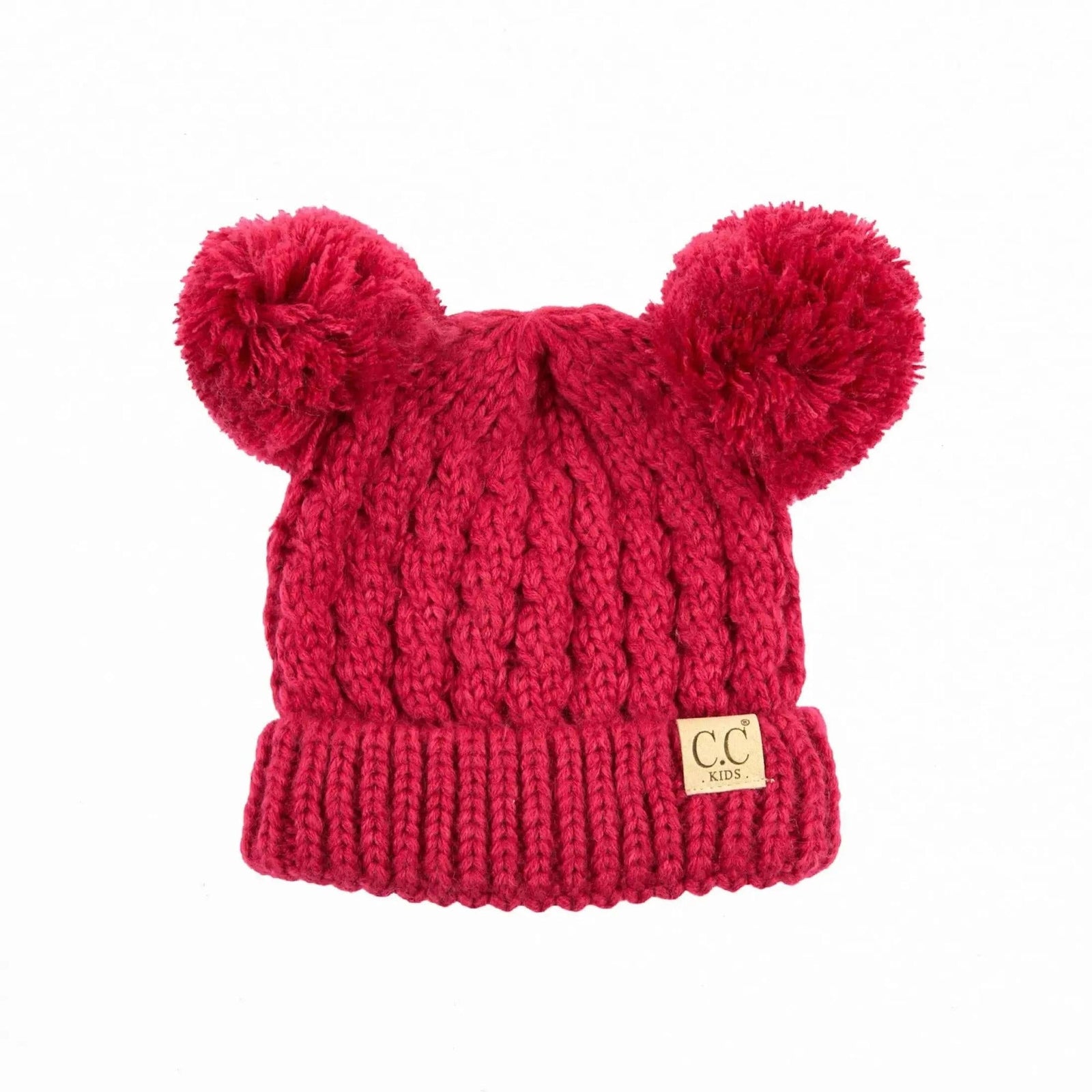 CC Baby and Kids Toddler Pom Pom Beanie Winter Snow Hats - Truly Contagious