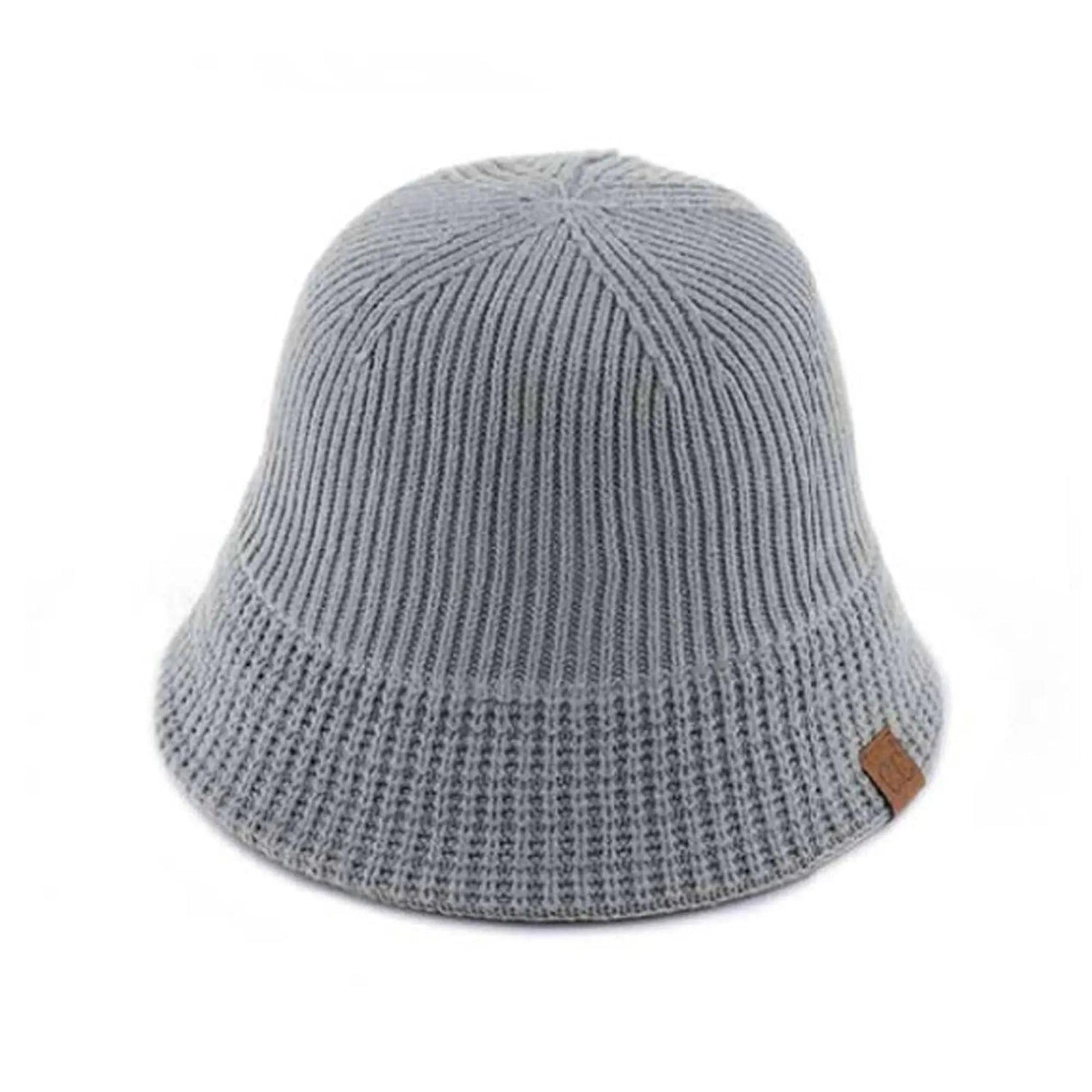 CC Beanie Ribbed Knit Adjustable Bucket Hat by Truly Contagious - Truly Contagious