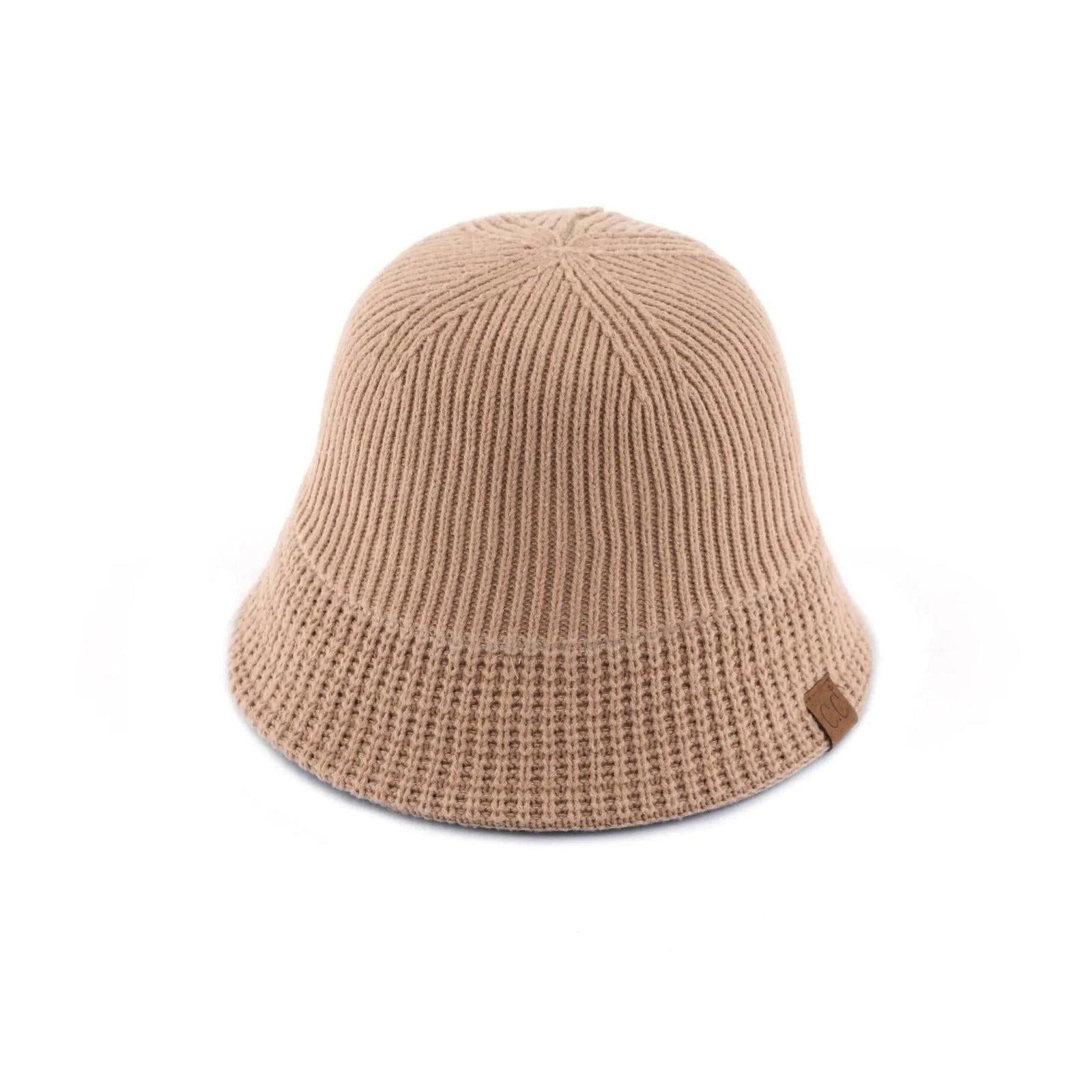 CC Beanie Ribbed Knit Adjustable Bucket Hat by Truly Contagious - Truly Contagious