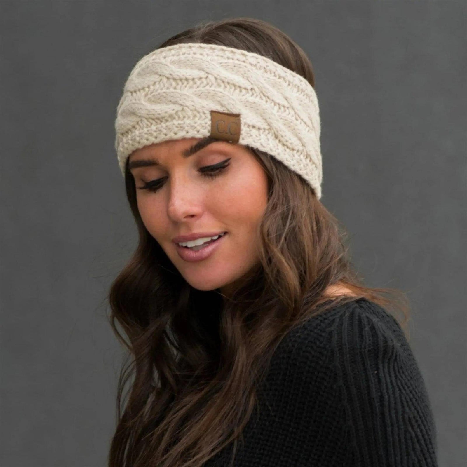 CC Brand Cable - Knit Lined Head Wrap for Women Hair Accessories - Truly Contagious