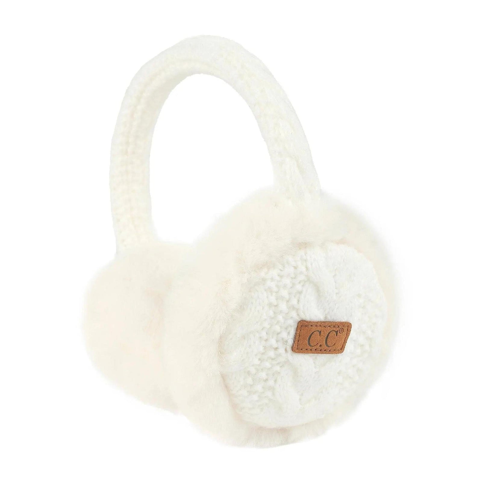 CC Cable Knit Earmuffs - Truly Contagious