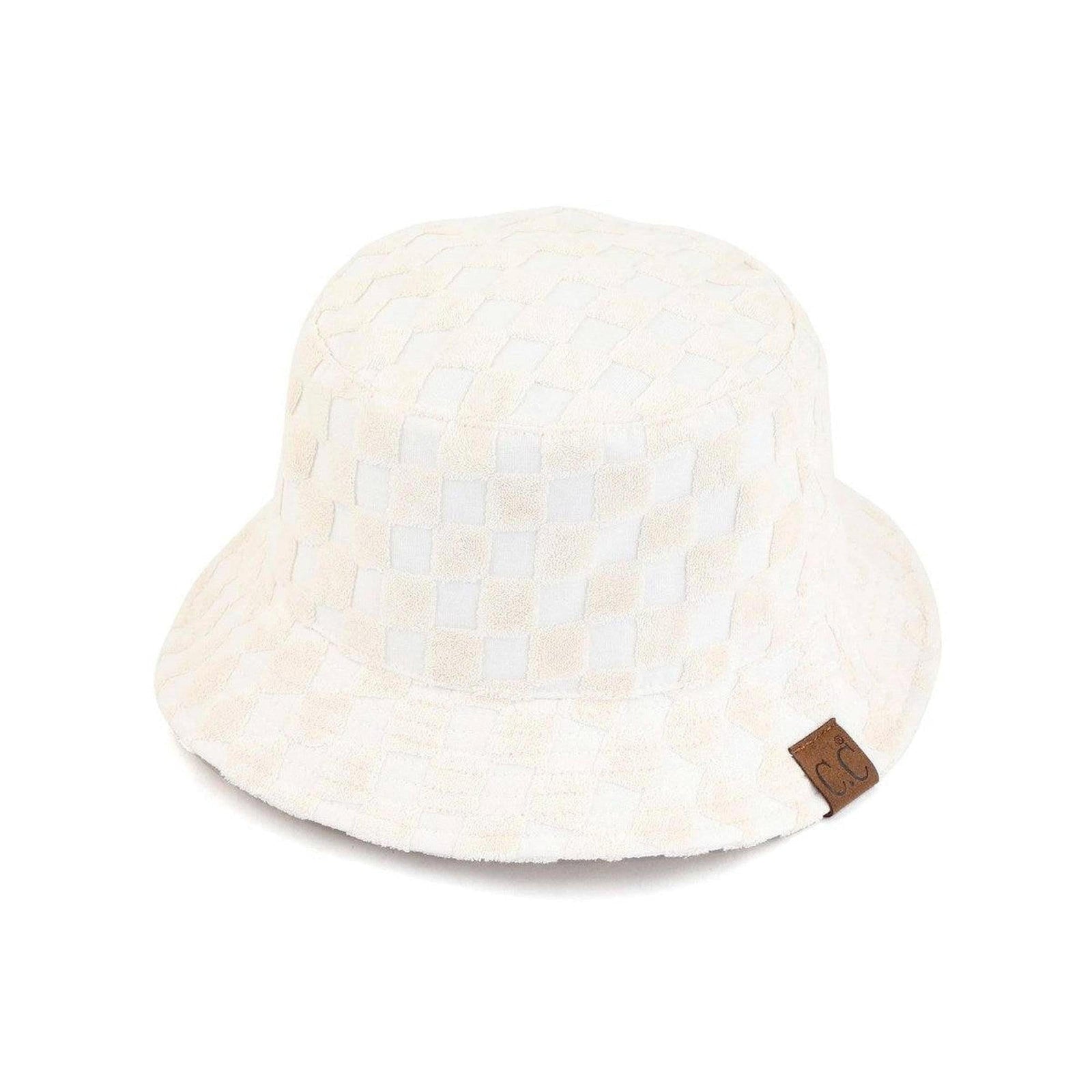 CC Checkered Terry Cloth Bucket - Truly Contagious
