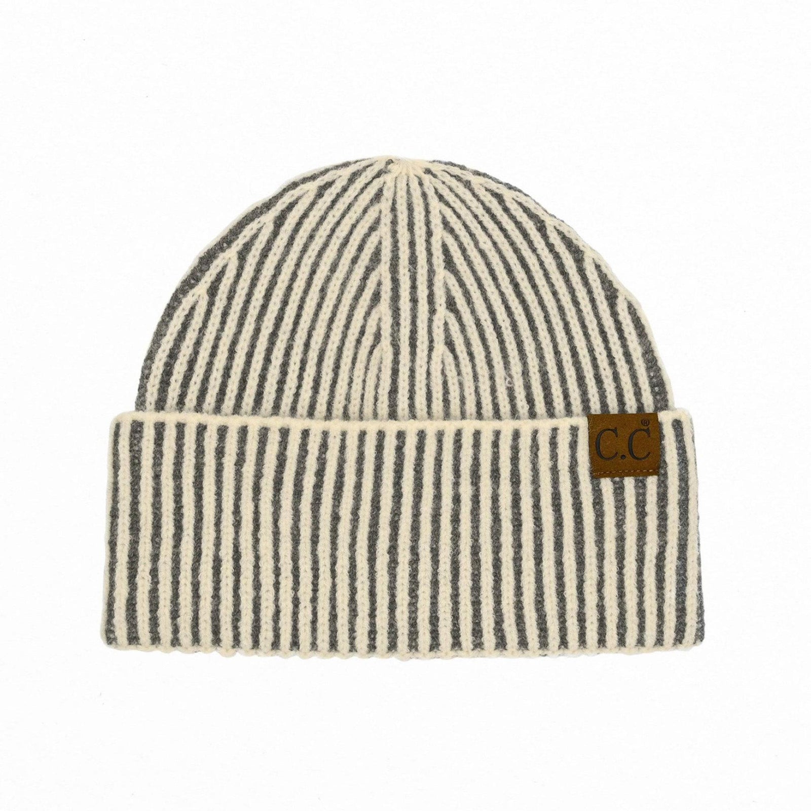 CC Contrast Cuff Cap Beanie - Truly Contagious
