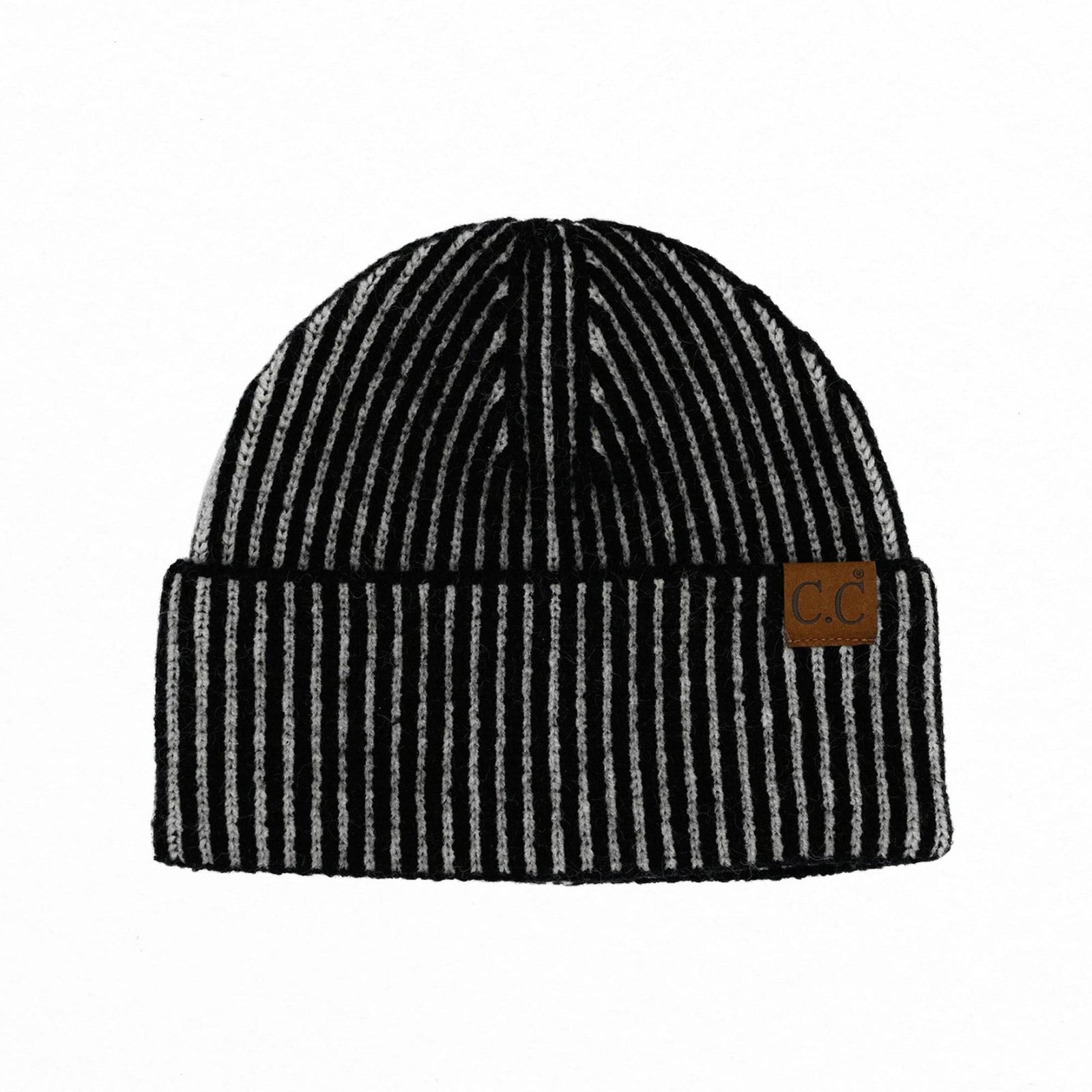 CC Contrast Cuff Cap Beanie - Truly Contagious