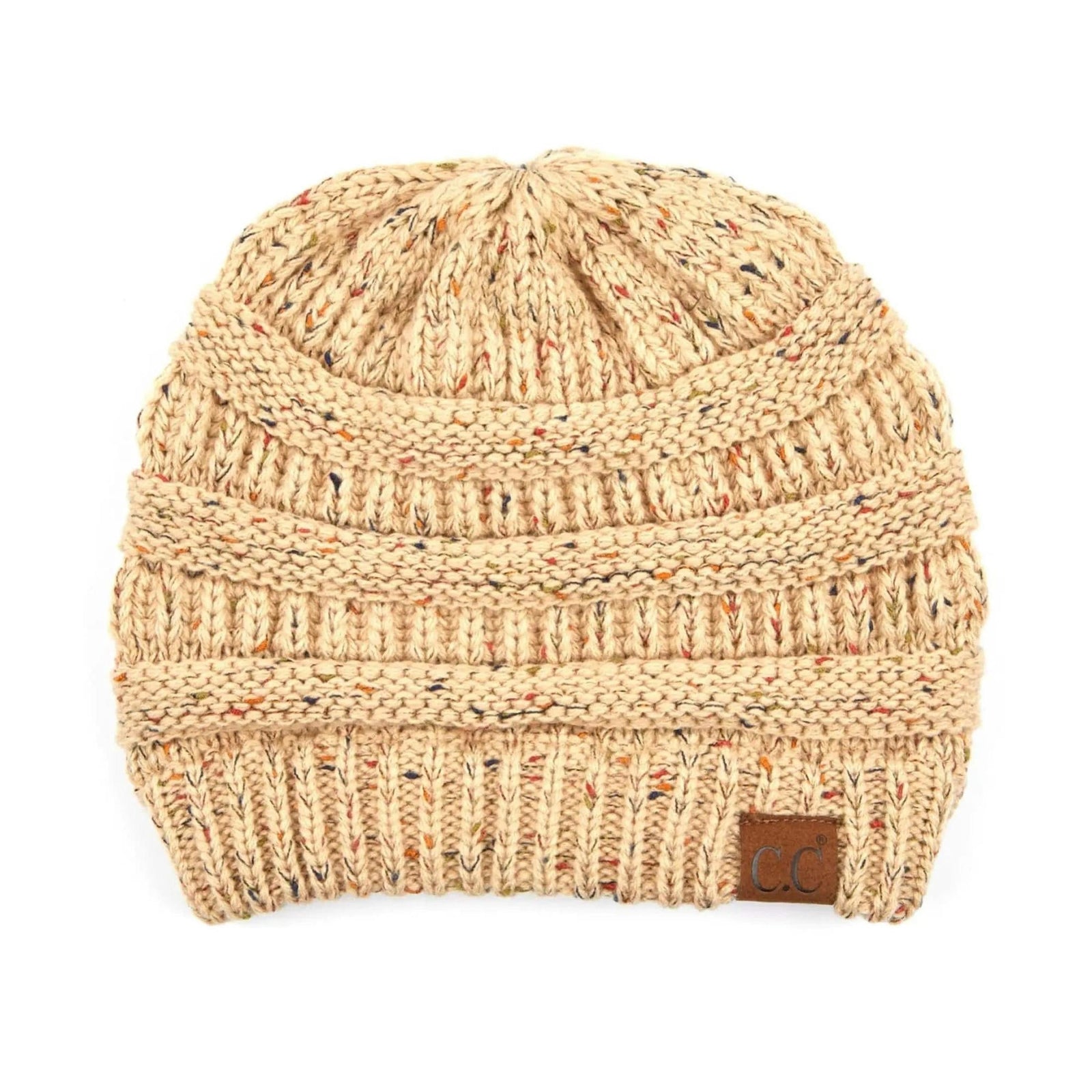CC Cozy Confetti Cable Knit Skully Beanies Hats - Truly Contagious