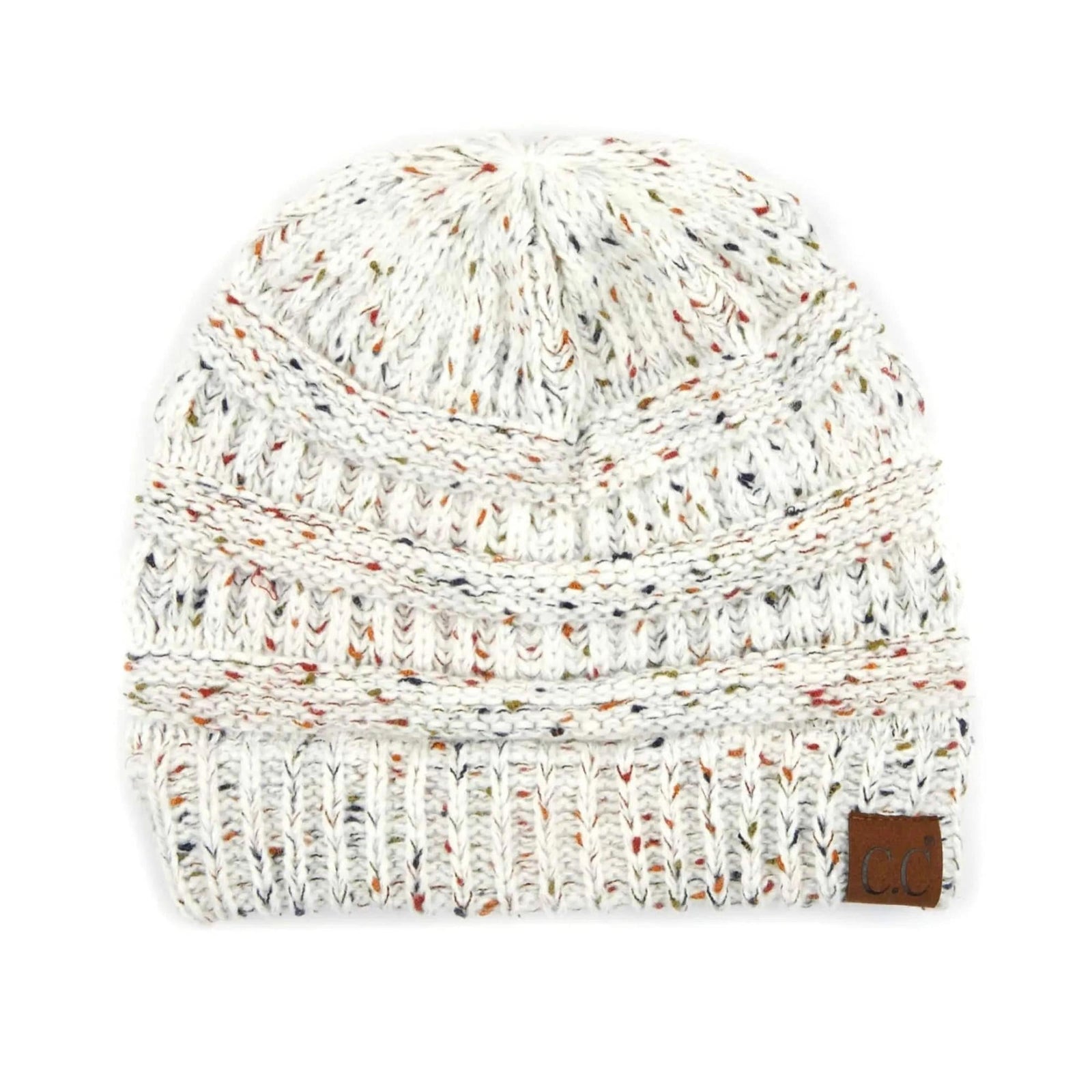 CC Cozy Confetti Cable Knit Skully Beanies Hats - Truly Contagious