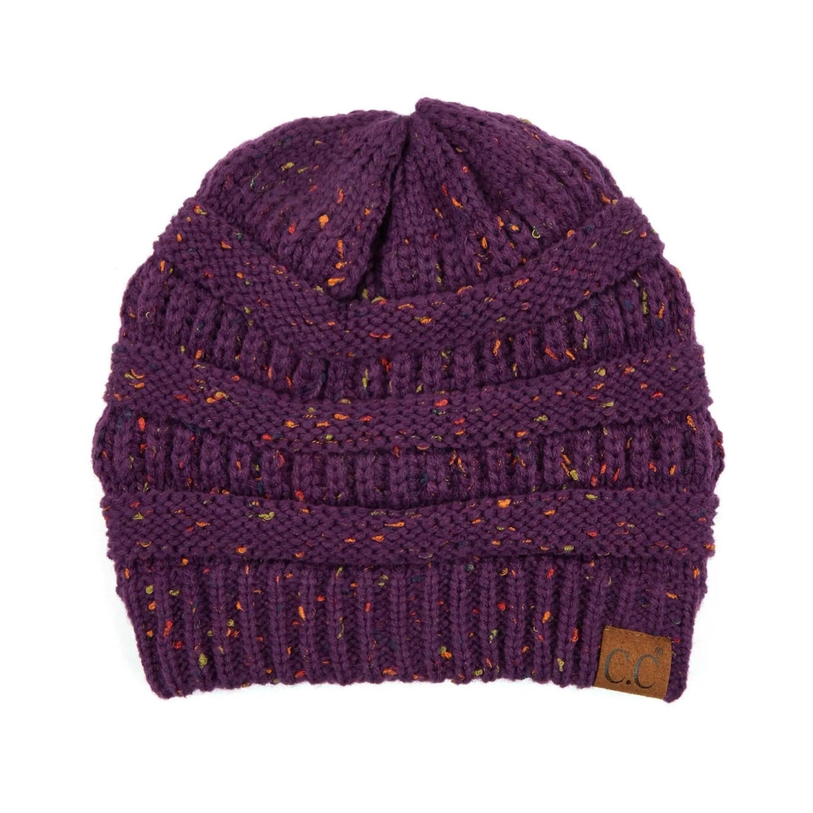 CC Cozy Confetti Cable Knit Skully Beanies Hats - Truly Contagious