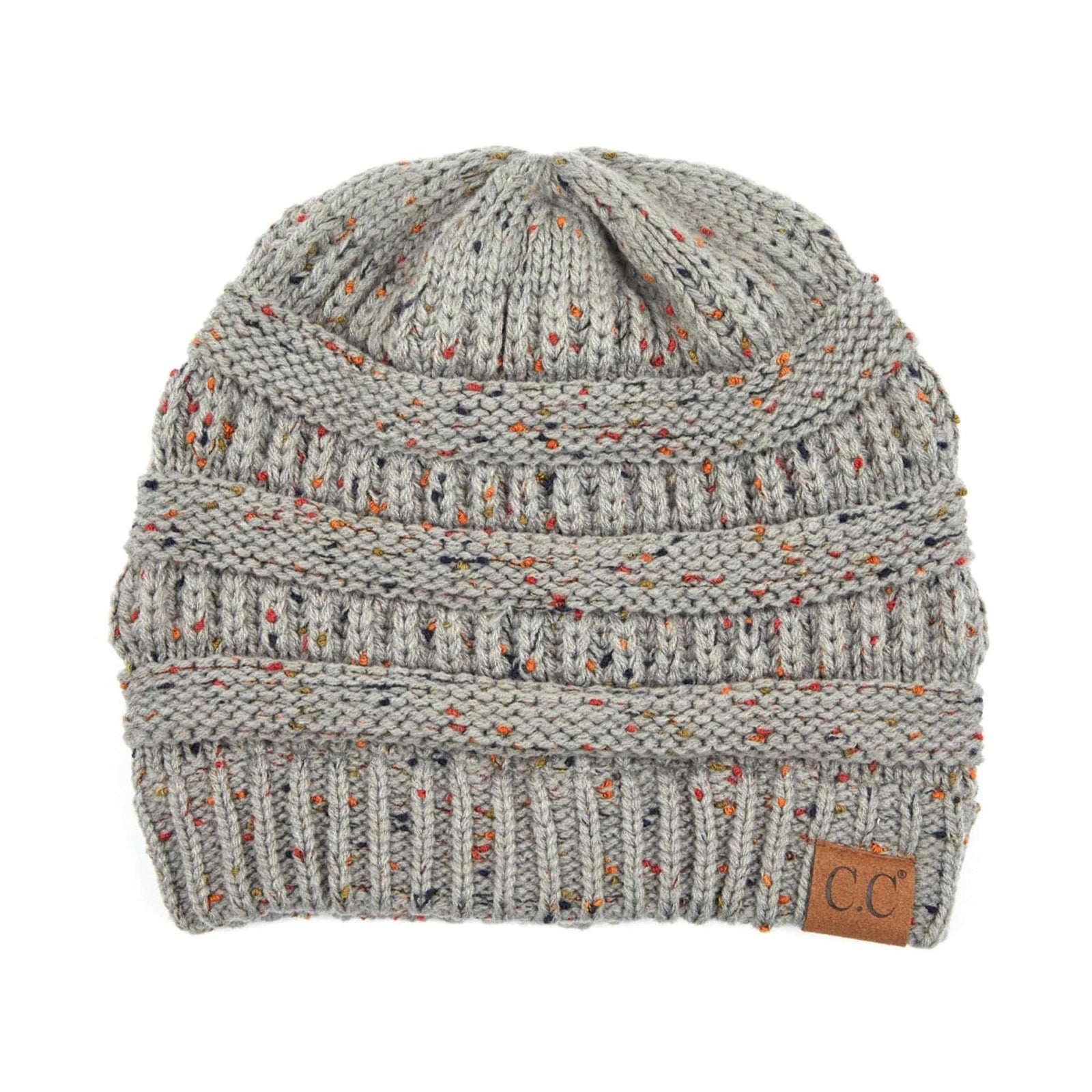 CC Cozy Confetti Cable Knit Skully Beanies Hats - Truly Contagious
